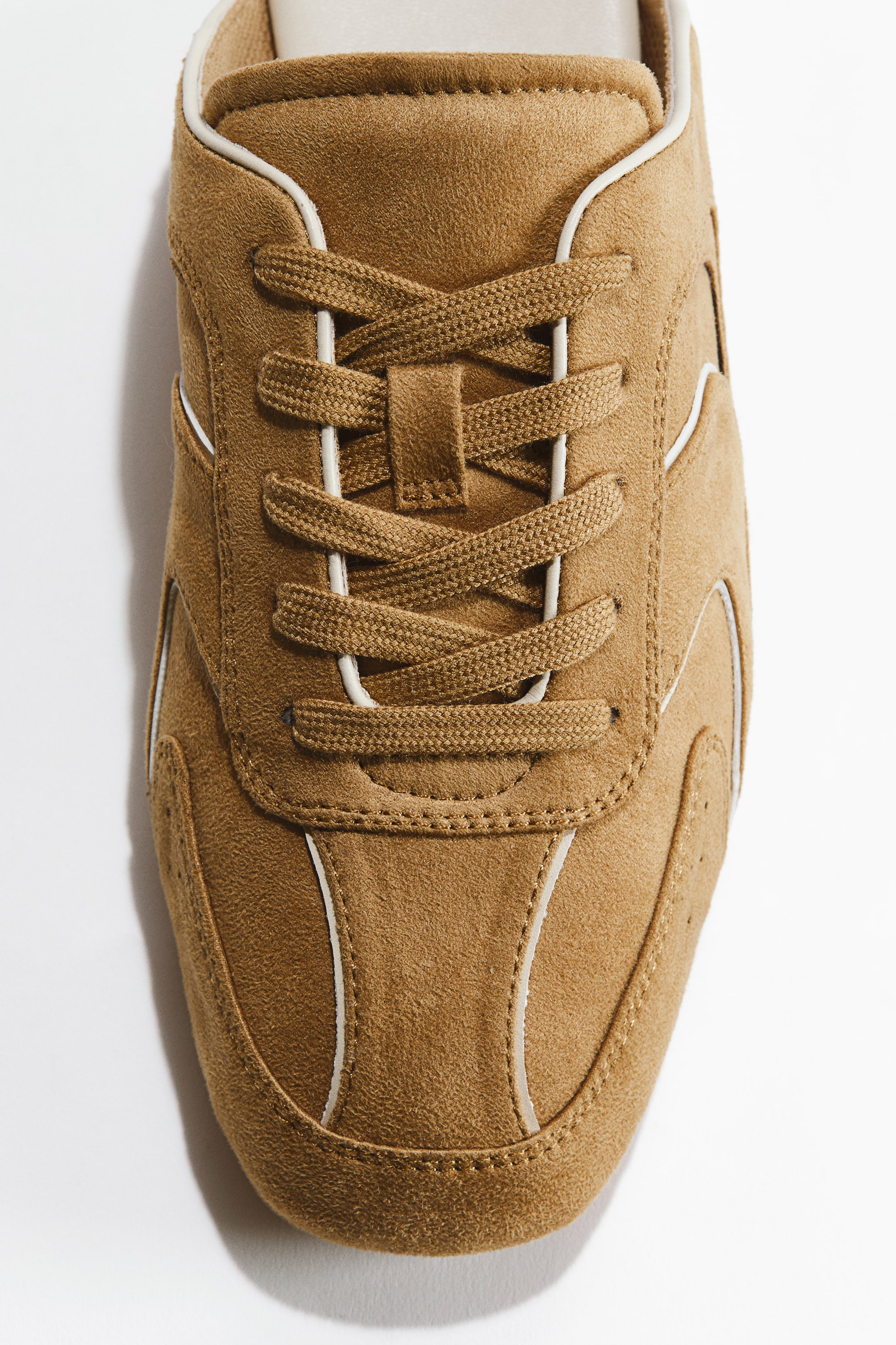 Sneaker-Style Leather Mules
