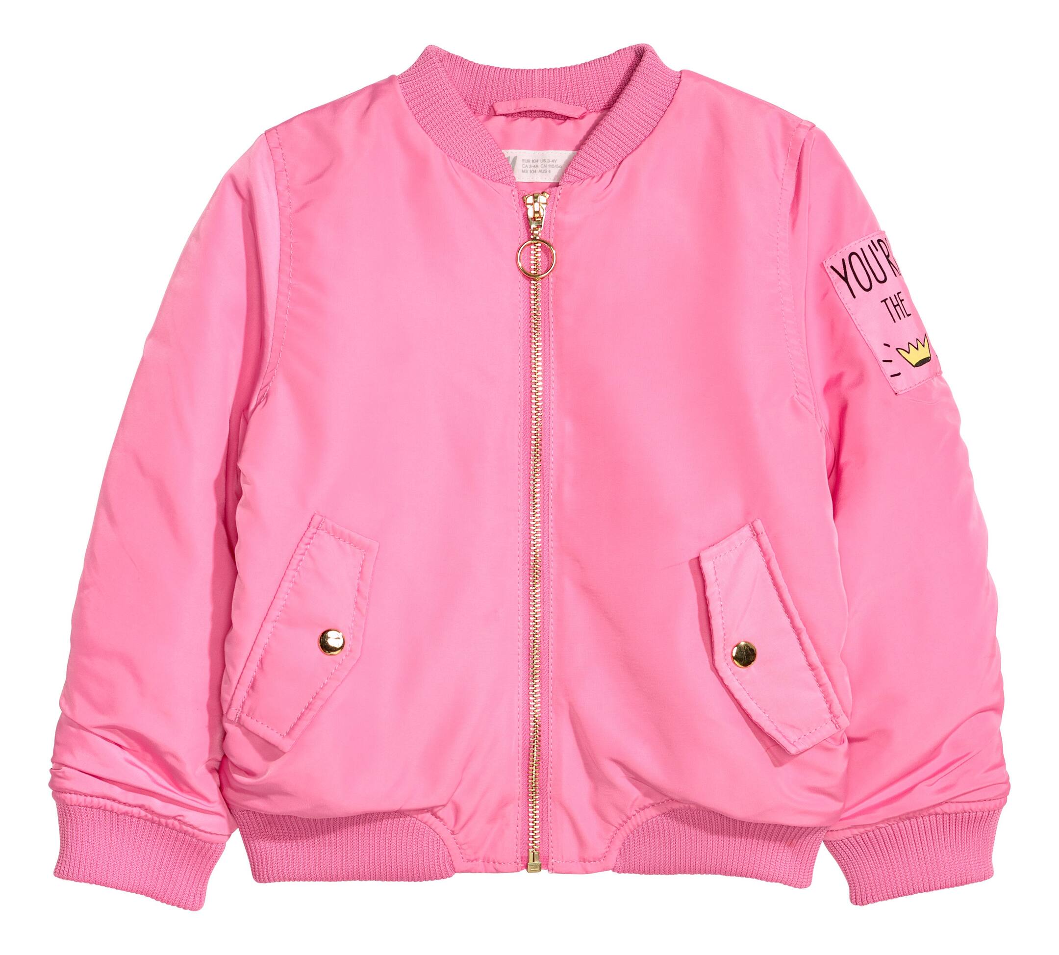 Büyük resmi görüntüle: Dolgulu Pilot Ceketi - Pembe - ÇOCUK | H&M TR 1
