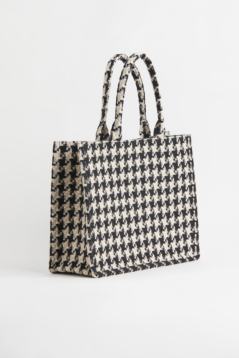 Sac Bandoulière Sac Pied De Poule H&m Sac En Tissu Pied De