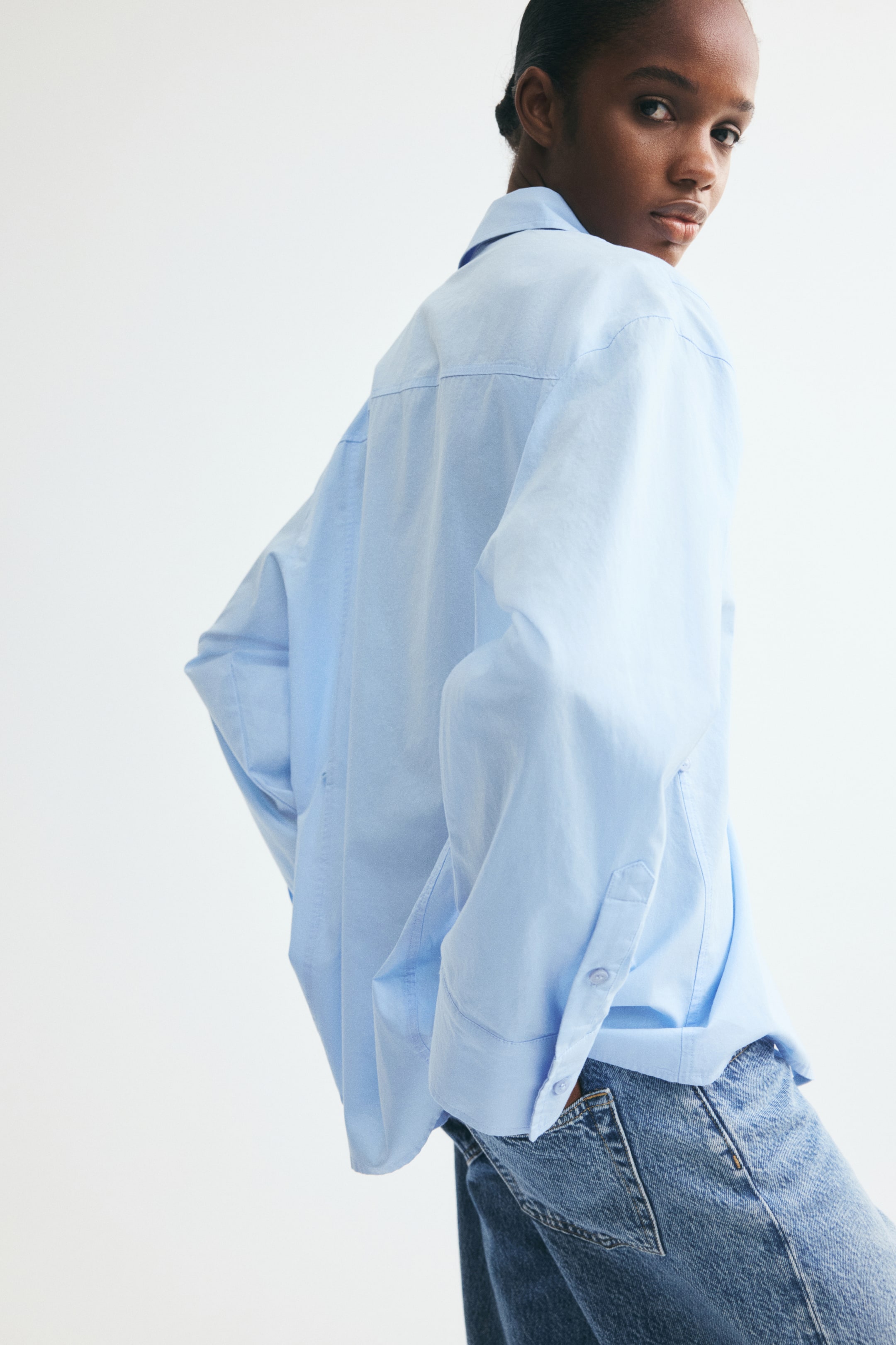 Chemise cintrée en popeline