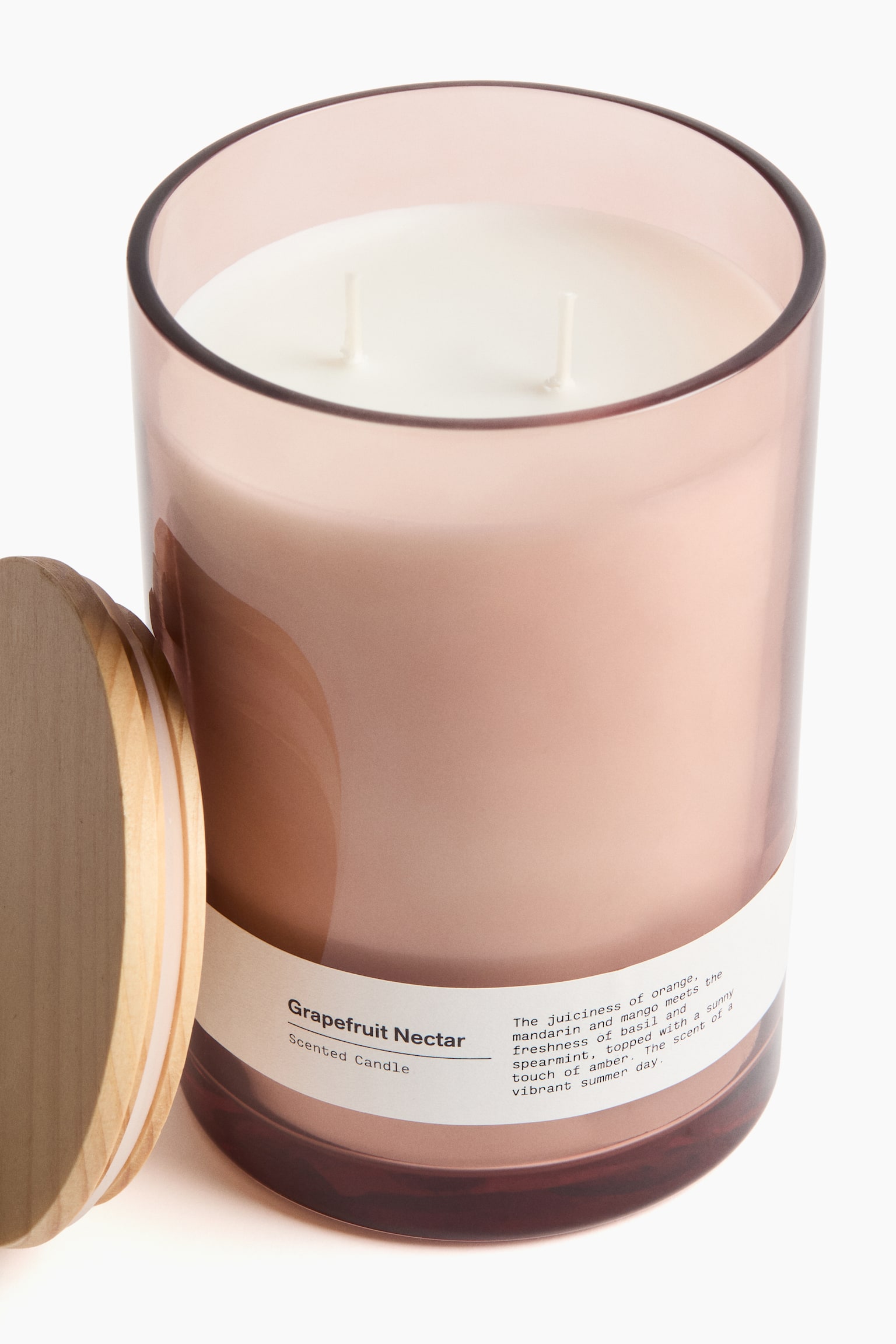 Two-wick scented candle - Grapefruit Nectar/Sublime Patchouli/Crisp Cotton - 3