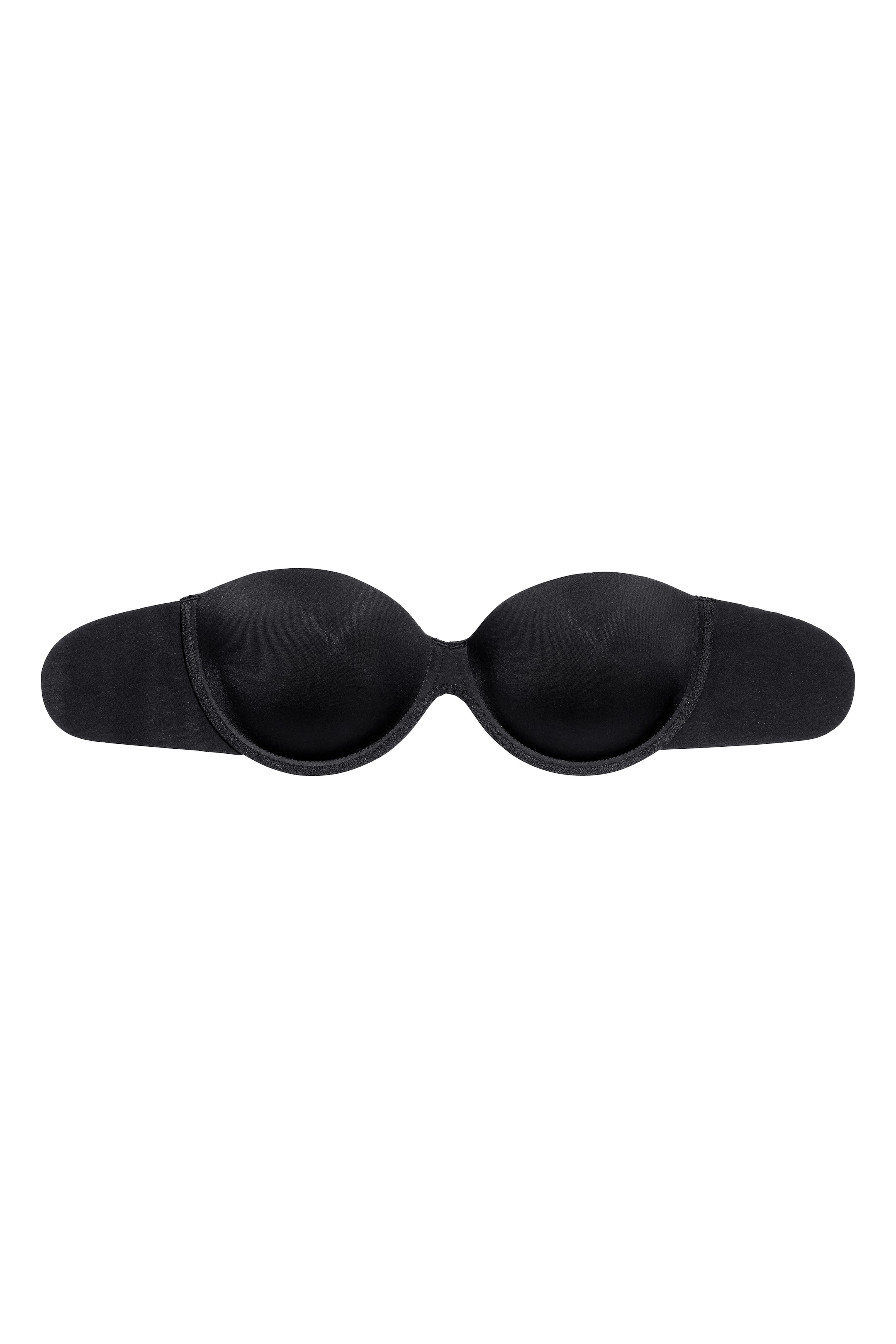 View larger image: Self-adhesive microfibre bra - Black - Ladies | H&M GB 1