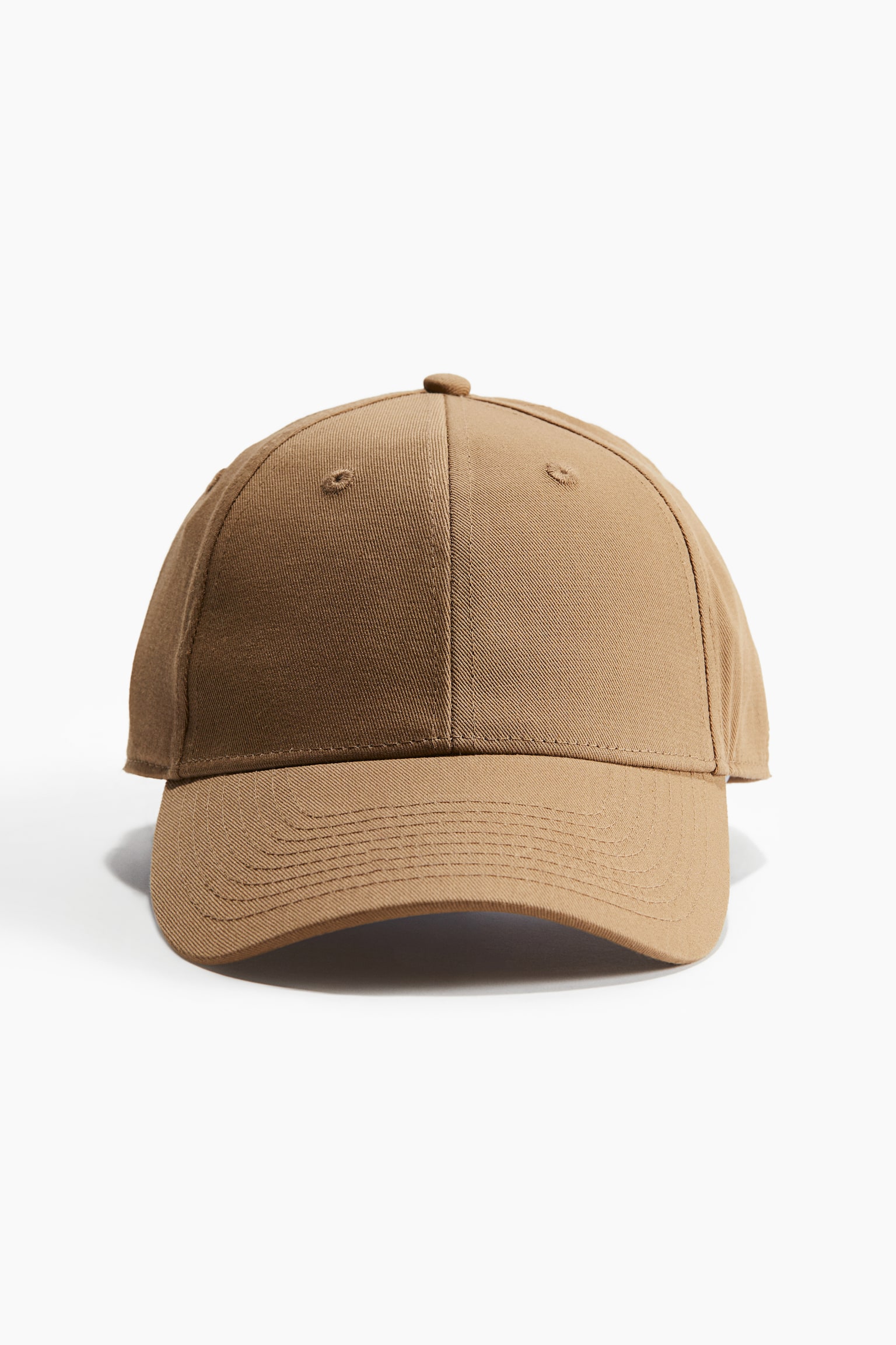 Cotton twill cap - Dark beige/Black/Dark beige/Dark grey/Grey - 1