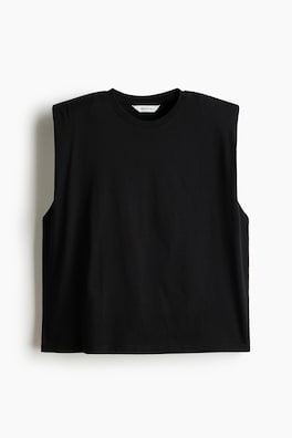 Tanktop med axelvaddar