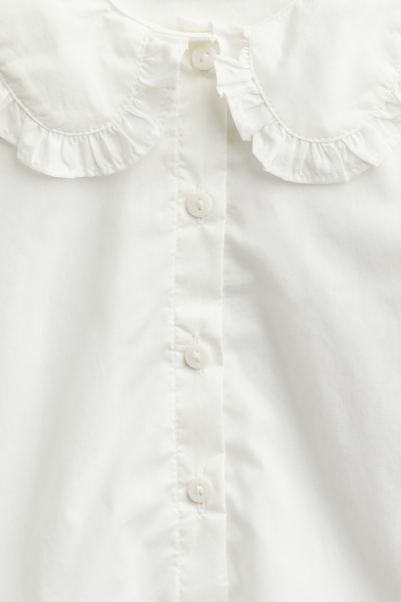 Collared Blouse - White/Light blue/White stripe - 5