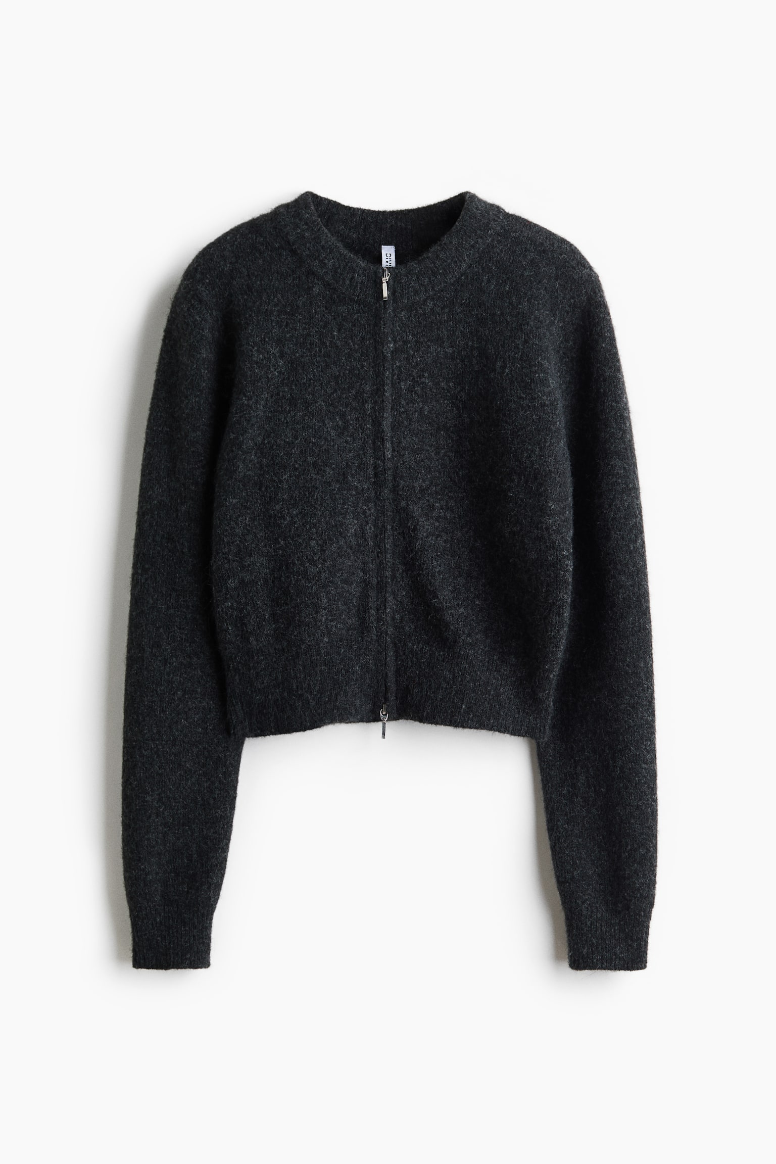 Zip-through cardigan