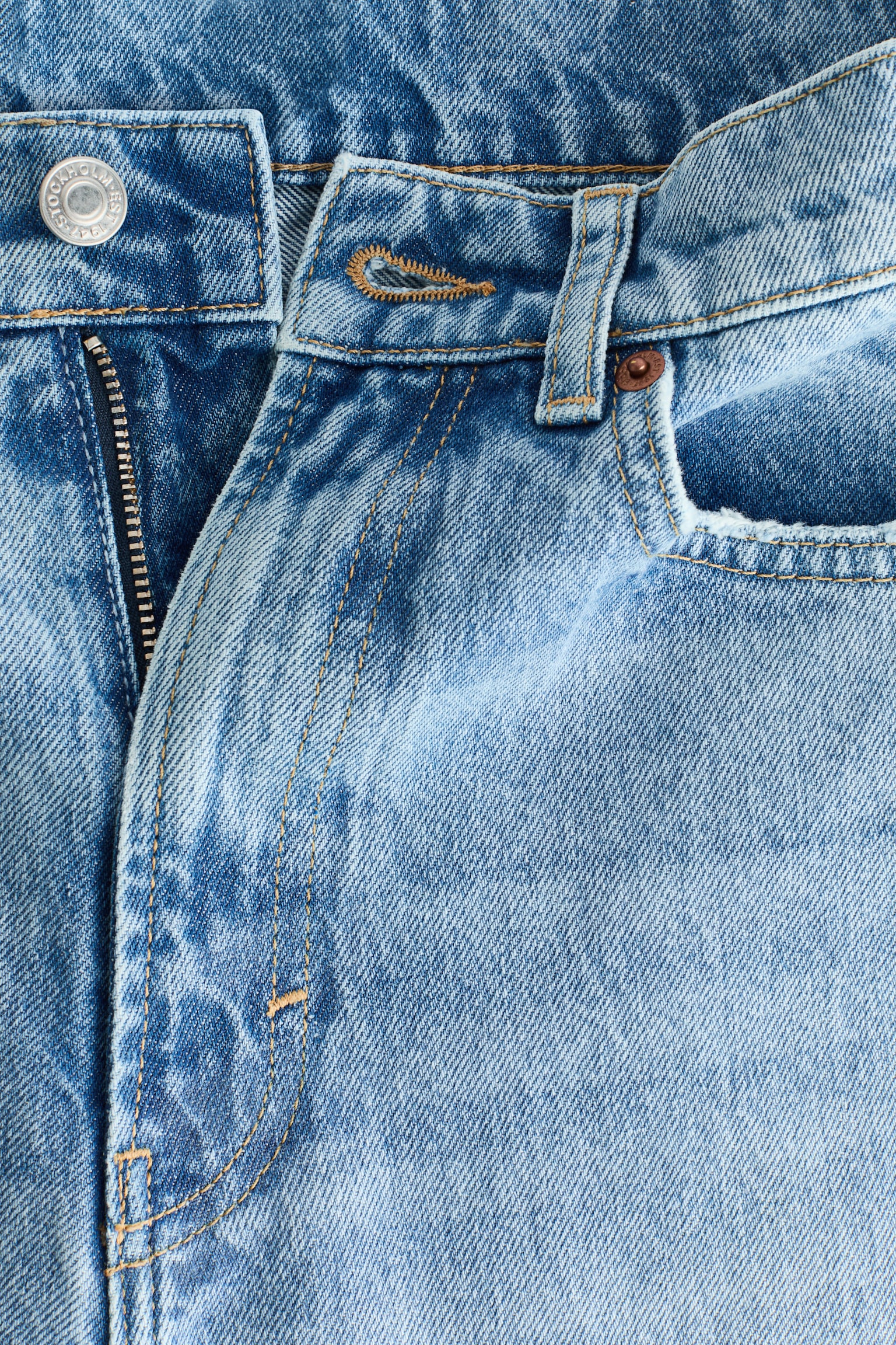 Barrel High Waist Ankle Jeans-Denim blue - 3