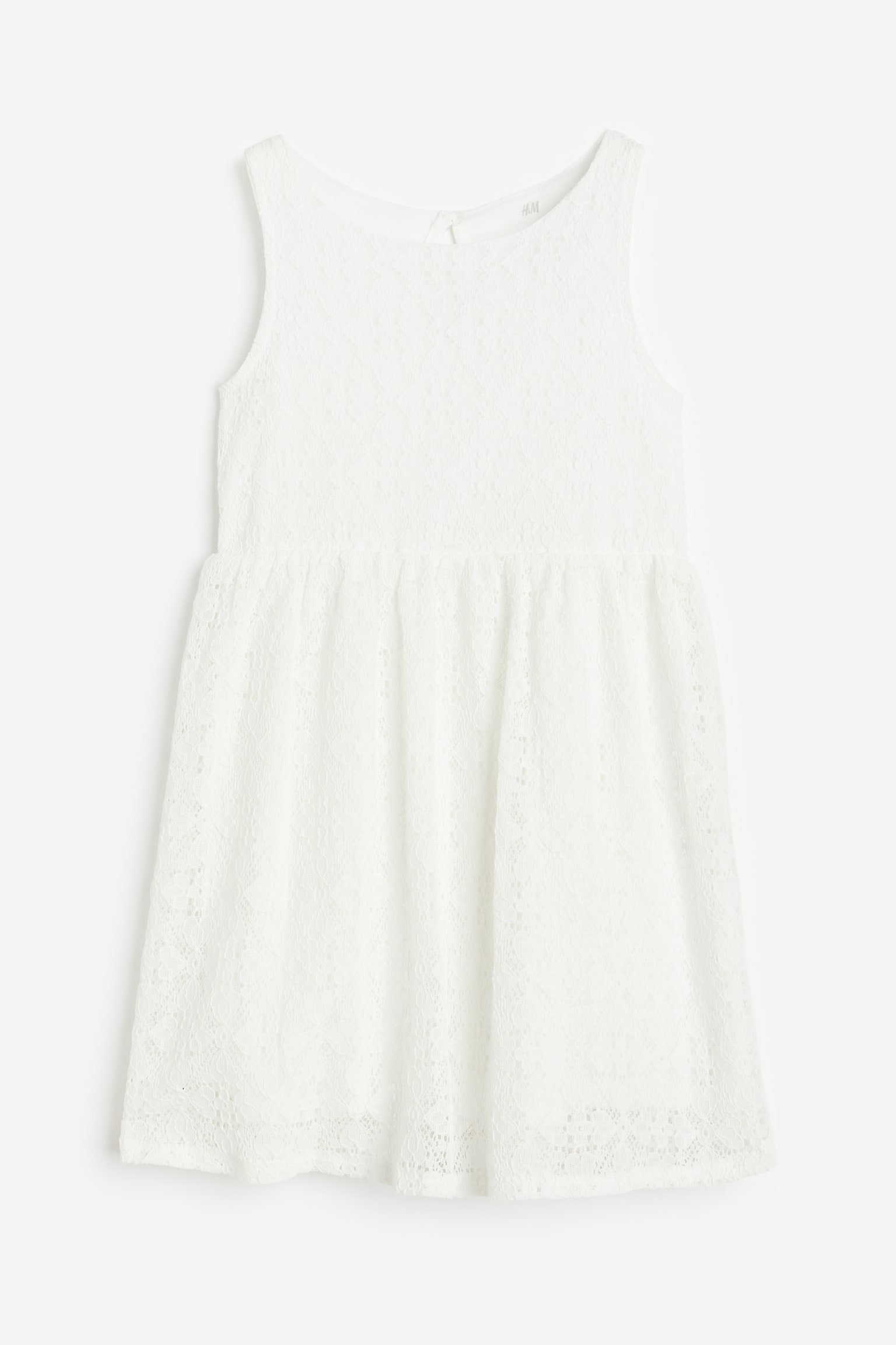 Lace dress - White - 1