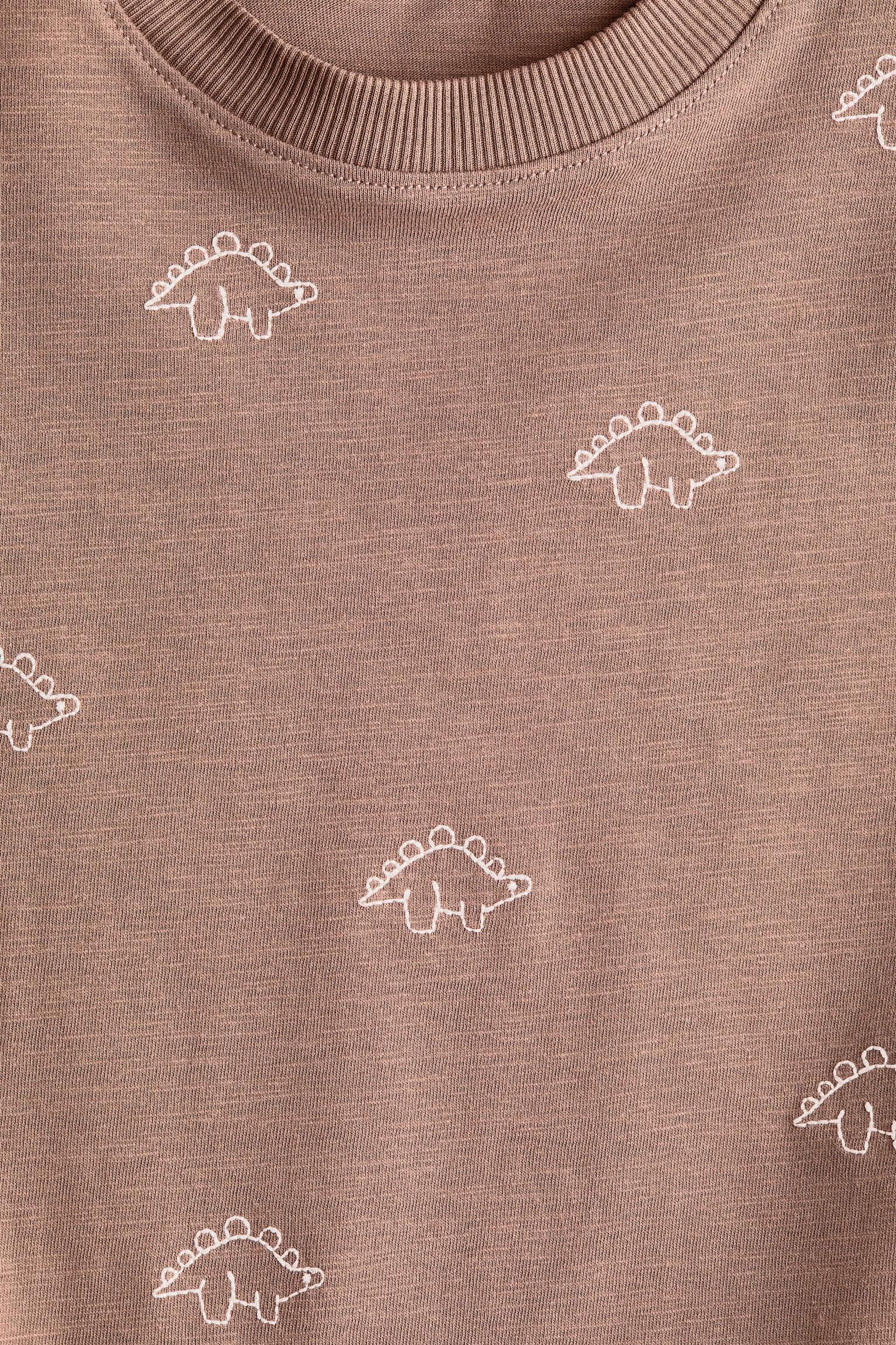 Детская футболка H&M Cotton, цвет: Коричневый меланжевый — фото 2