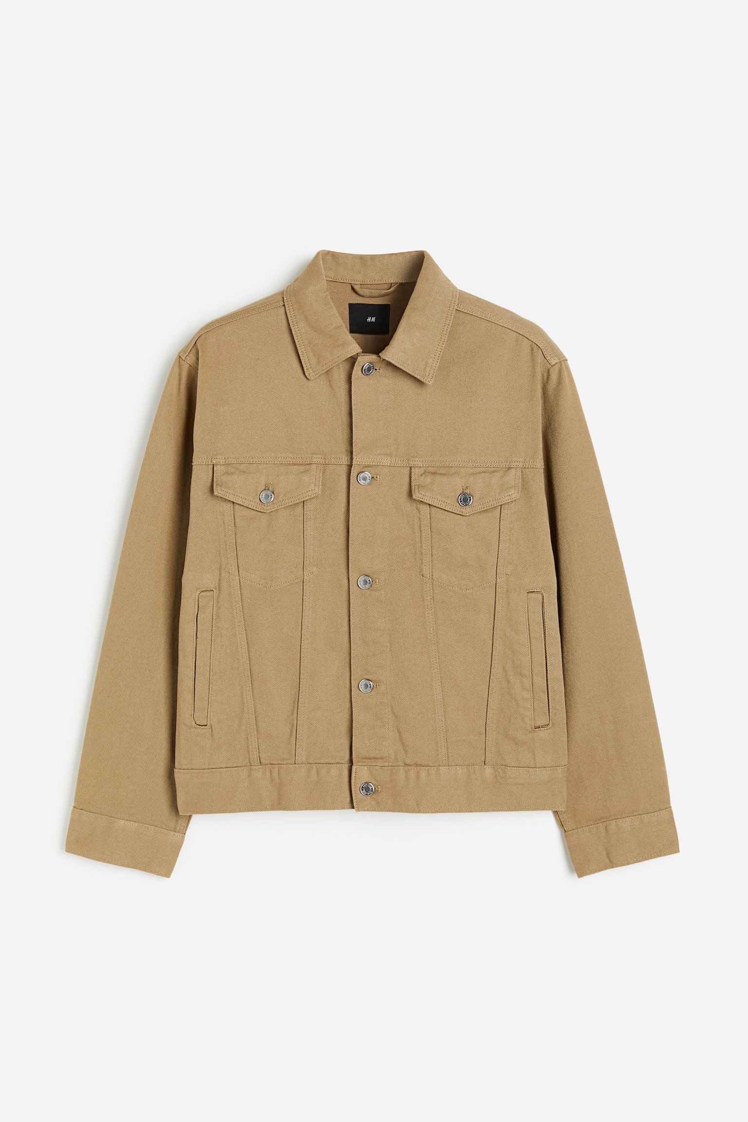 Regular Fit Twill jacket - Beige - 1