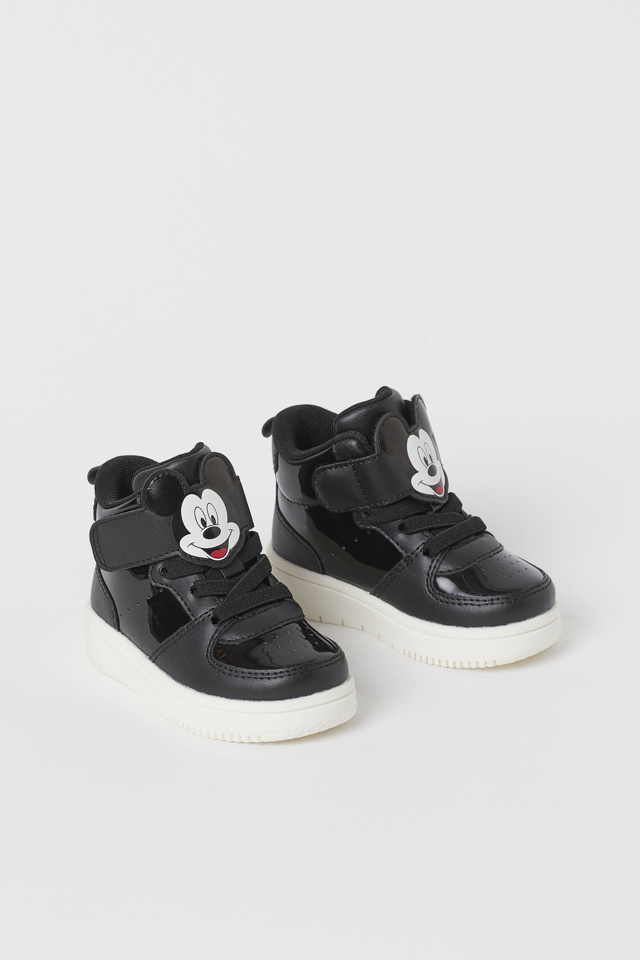 查看大圖: 高筒運動鞋 - 黑色/米老鼠 - Kids | H&M 1