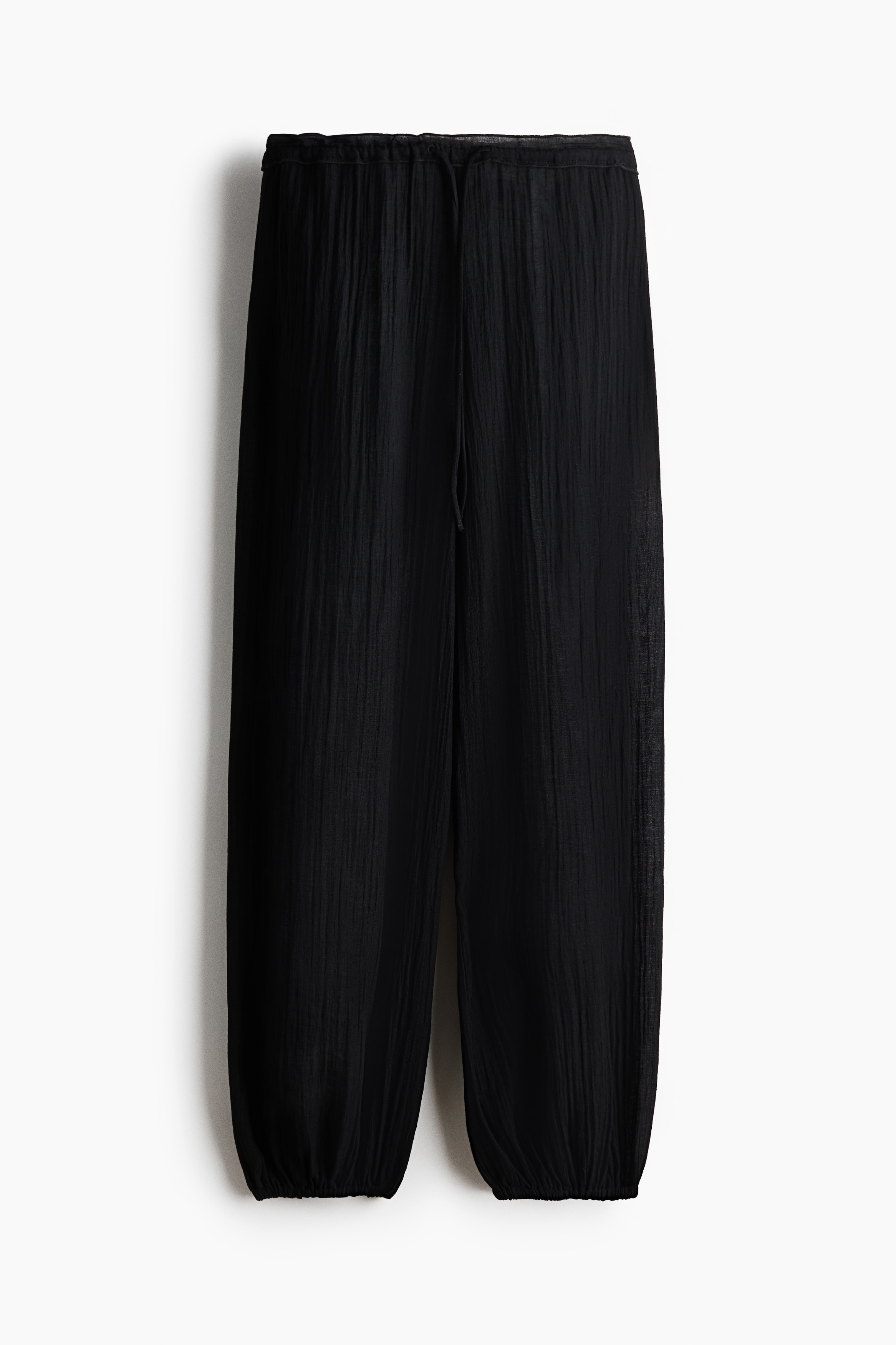 Pantaloni a palloncino con coulisse - Nero/Arancione polvere/Marrone scuro