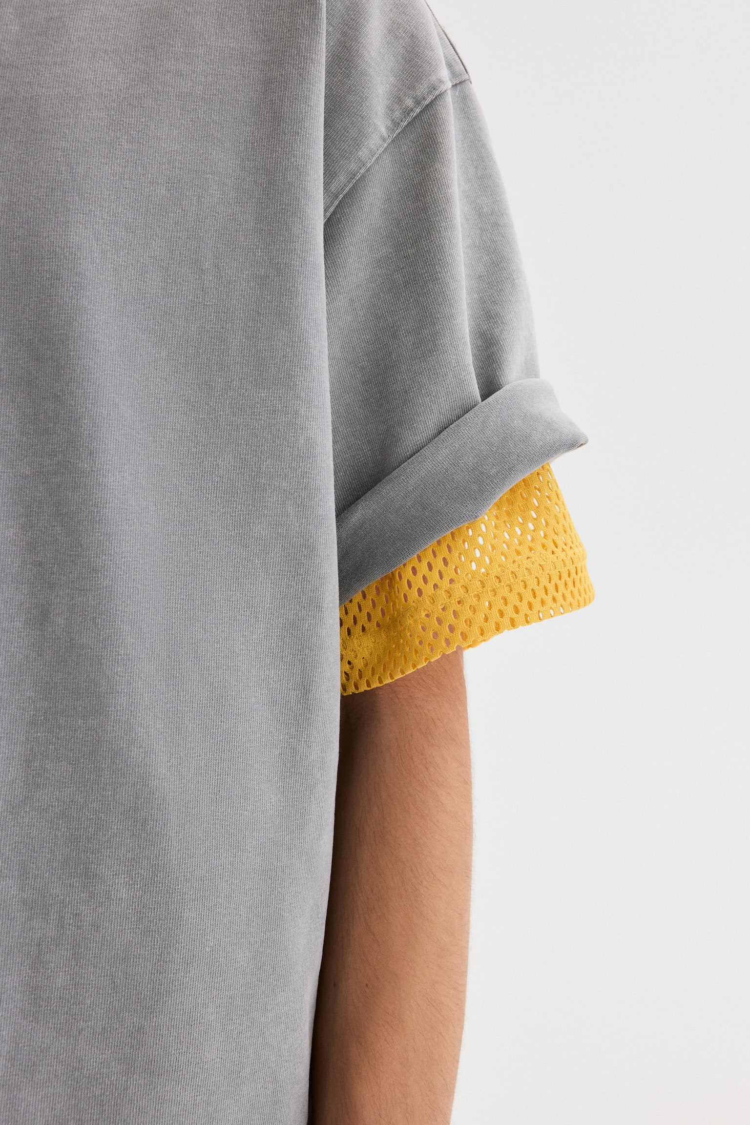 Oversized Fit Boxy-style t-shirt - Grey/Dark brown/Reality Bites/Yellow/California/Black/Golden Sunset/Dark grey/Soho Nyc/Dark blue/Run Wild/Bright red/Sunset - 5