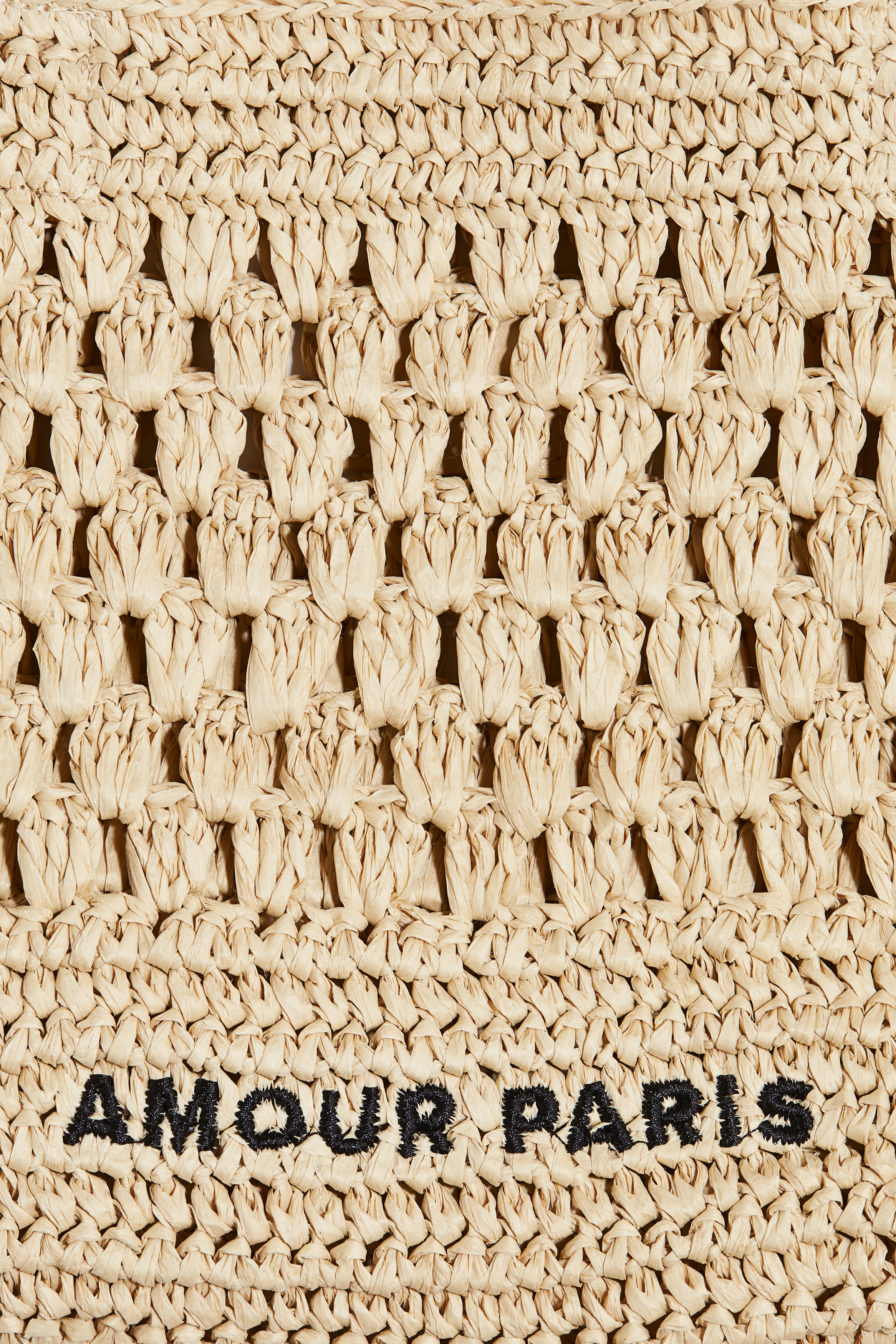 Straw tote bag