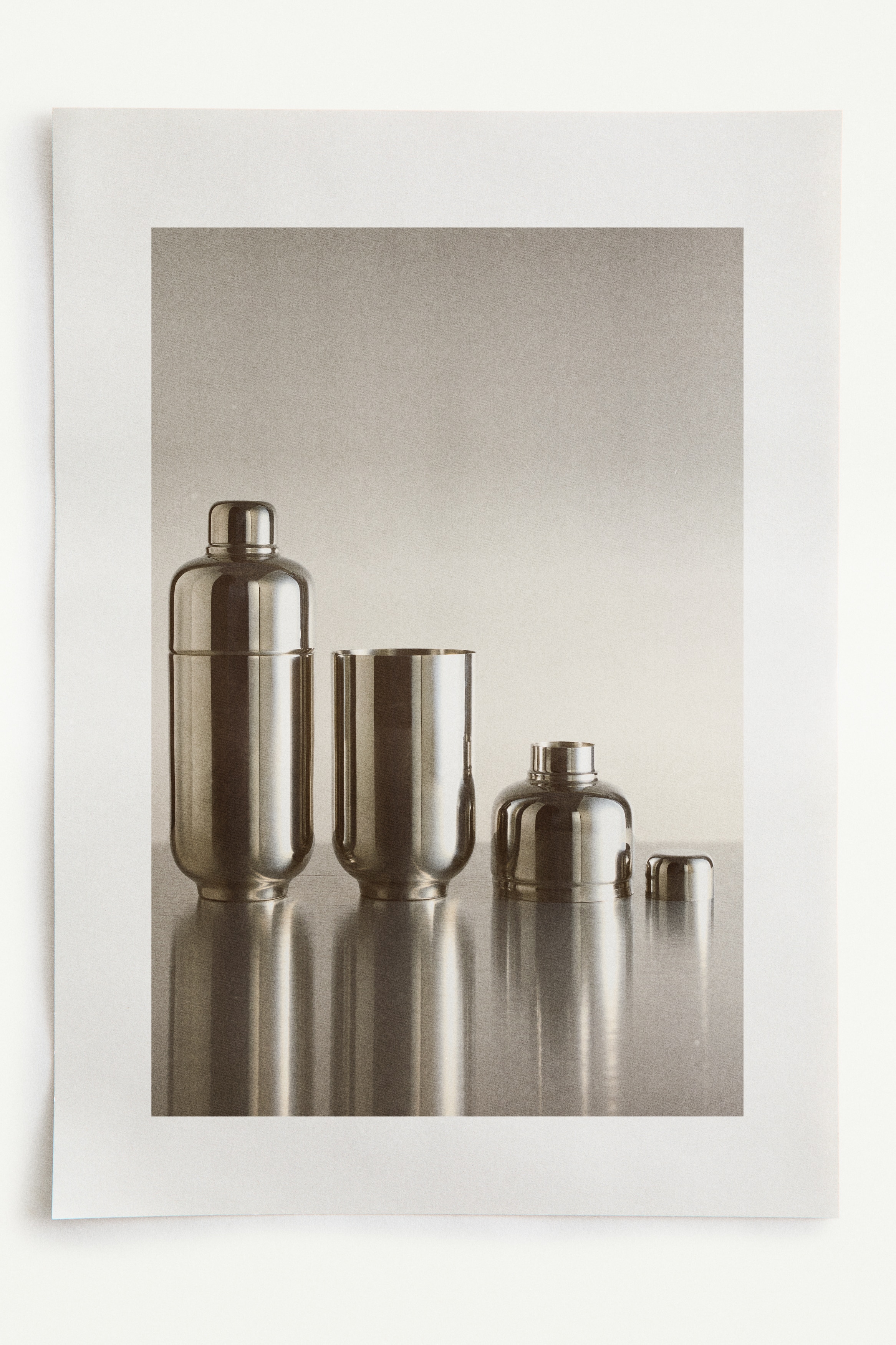 Coctelera de acero inoxidable - Plateado