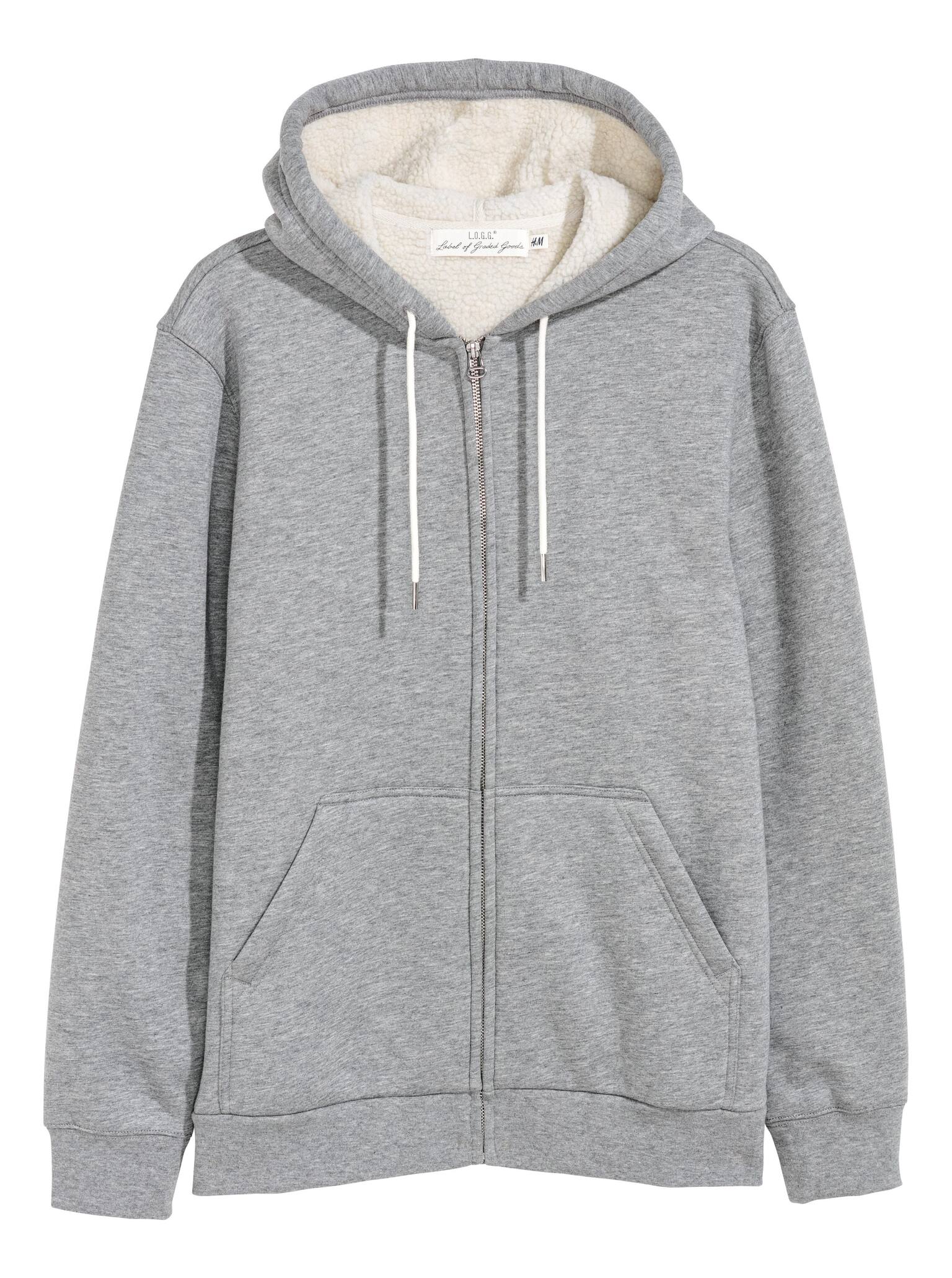 Hooded Jacket - Gray melange - 1