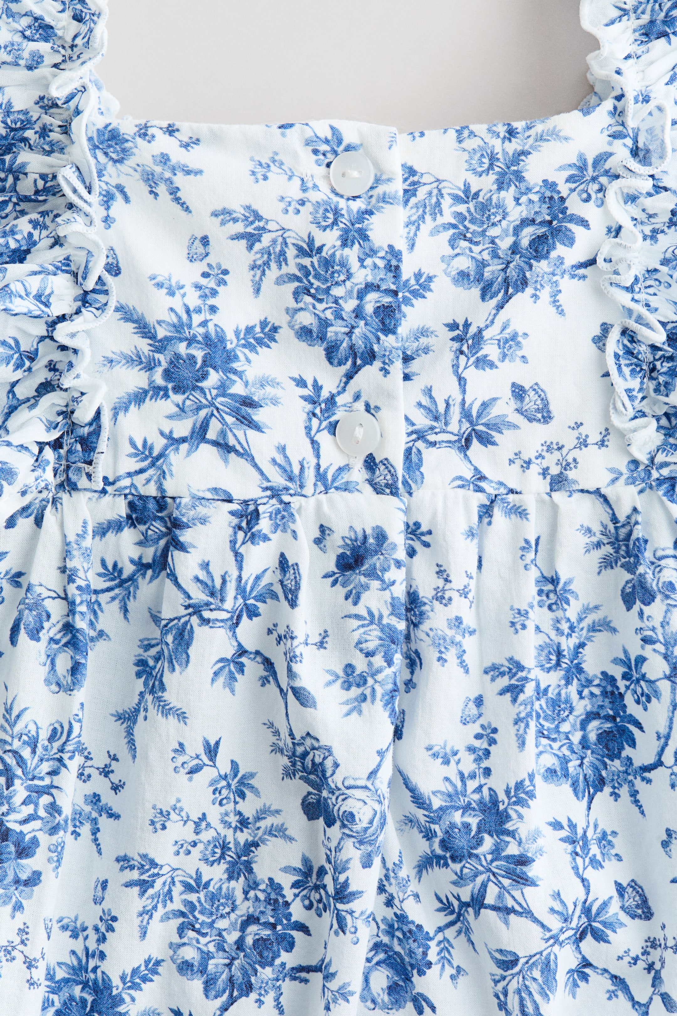 Robe empire en coton