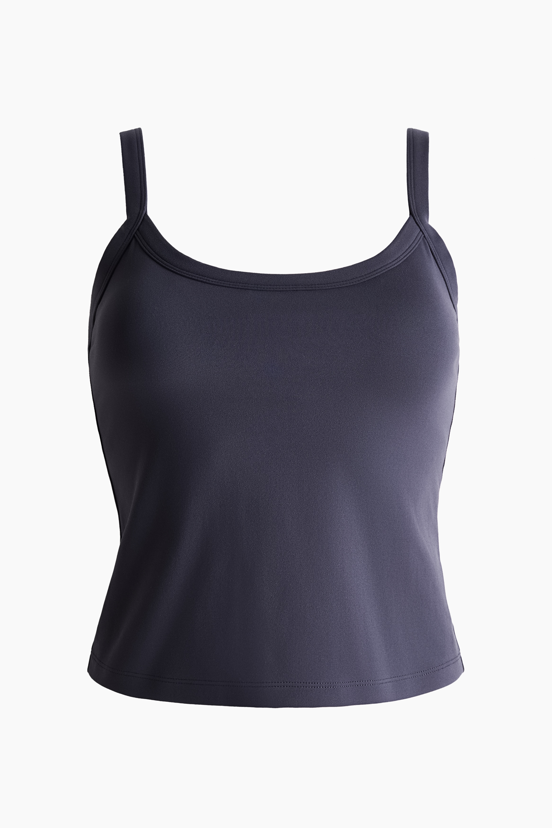 Top de deporte SoftMove™ con sujetador integrado - Púrpura azulado/Chocolate moca/Negro/Marfil