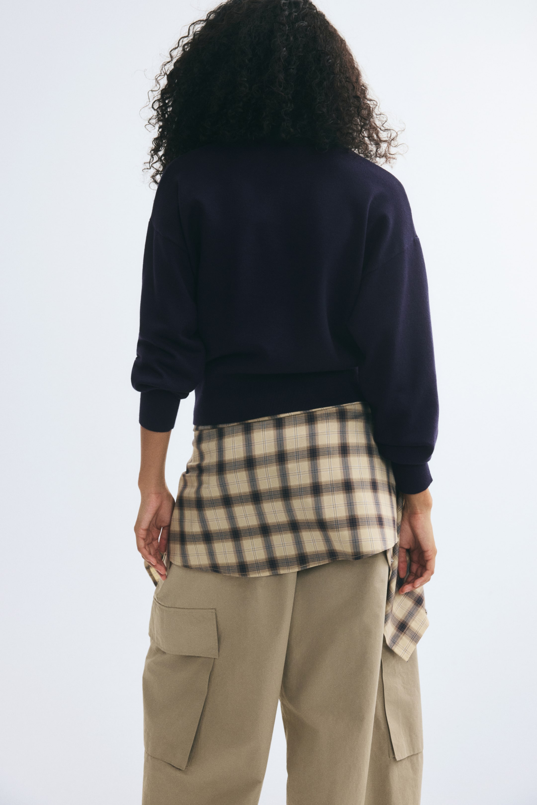 Fine-Knit Half-Zip Sweater