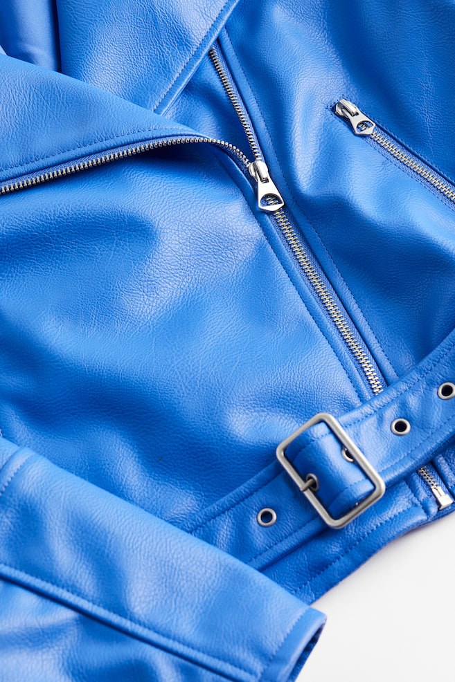 Biker jacket - Bright blue - 6