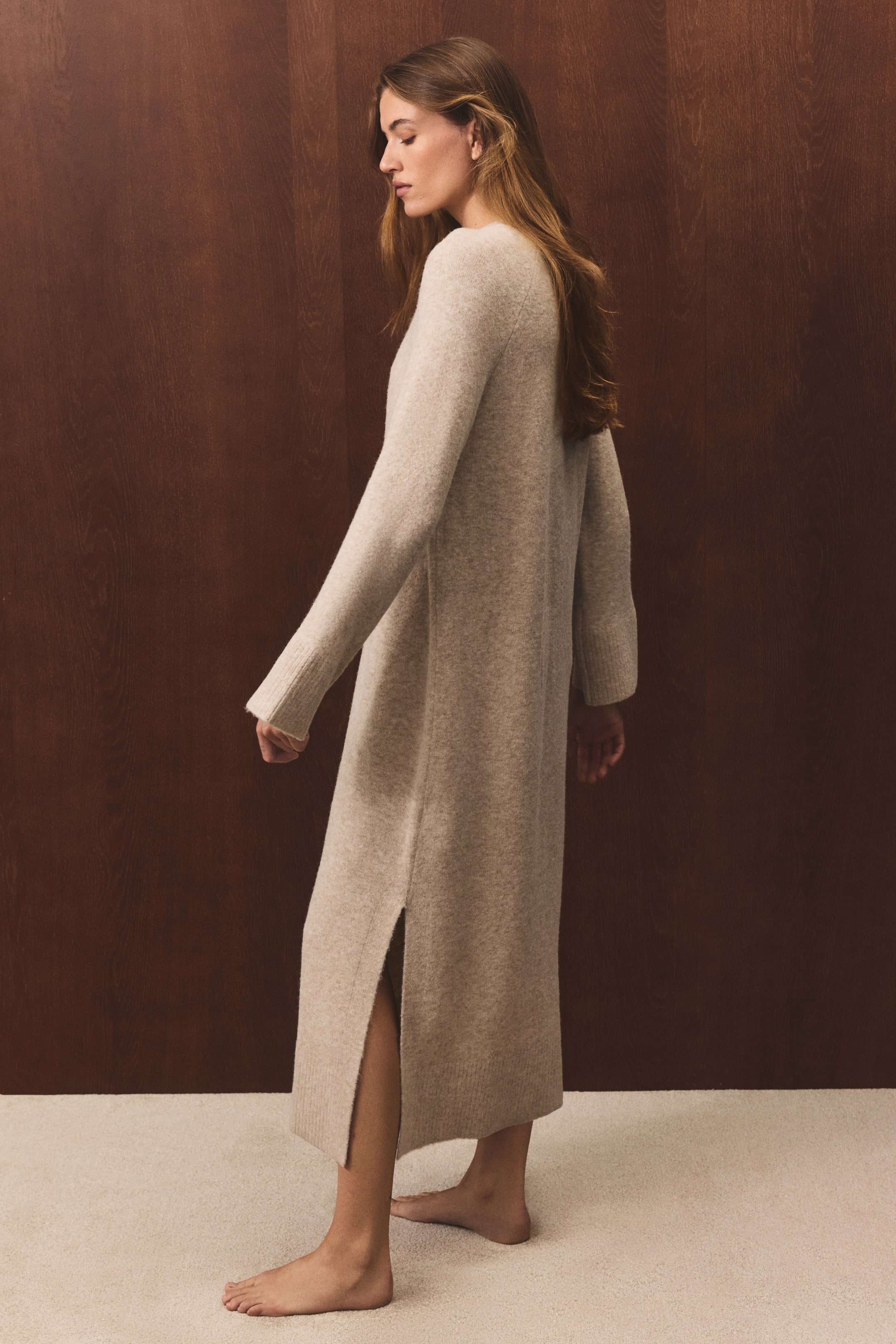 Robe maxi en tricot