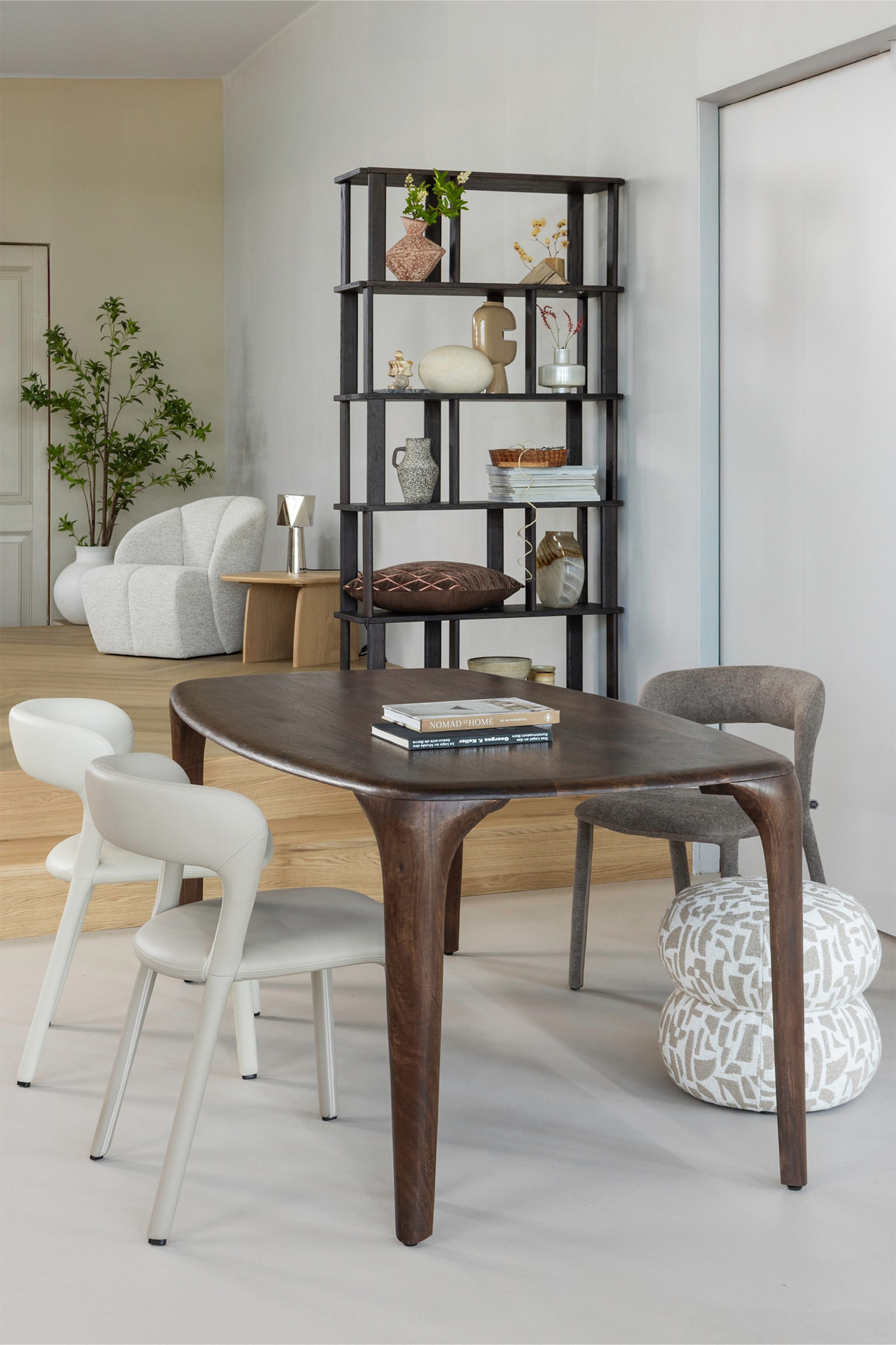 Fiore Table À Manger - Marron - 4