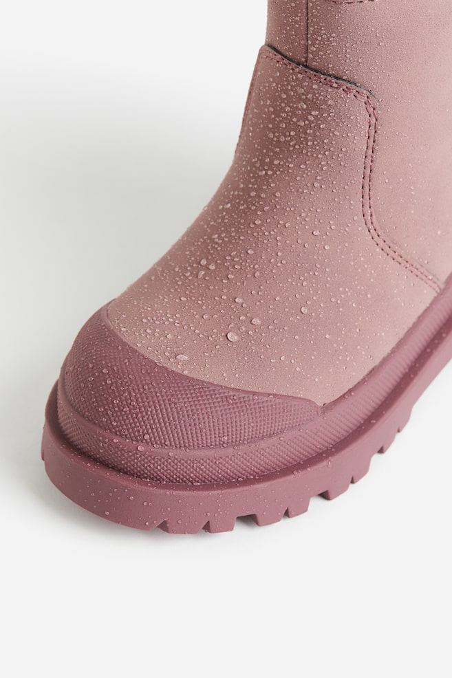 Waterproof Chelsea boots - Dusty rose/Black/Khaki green - 5