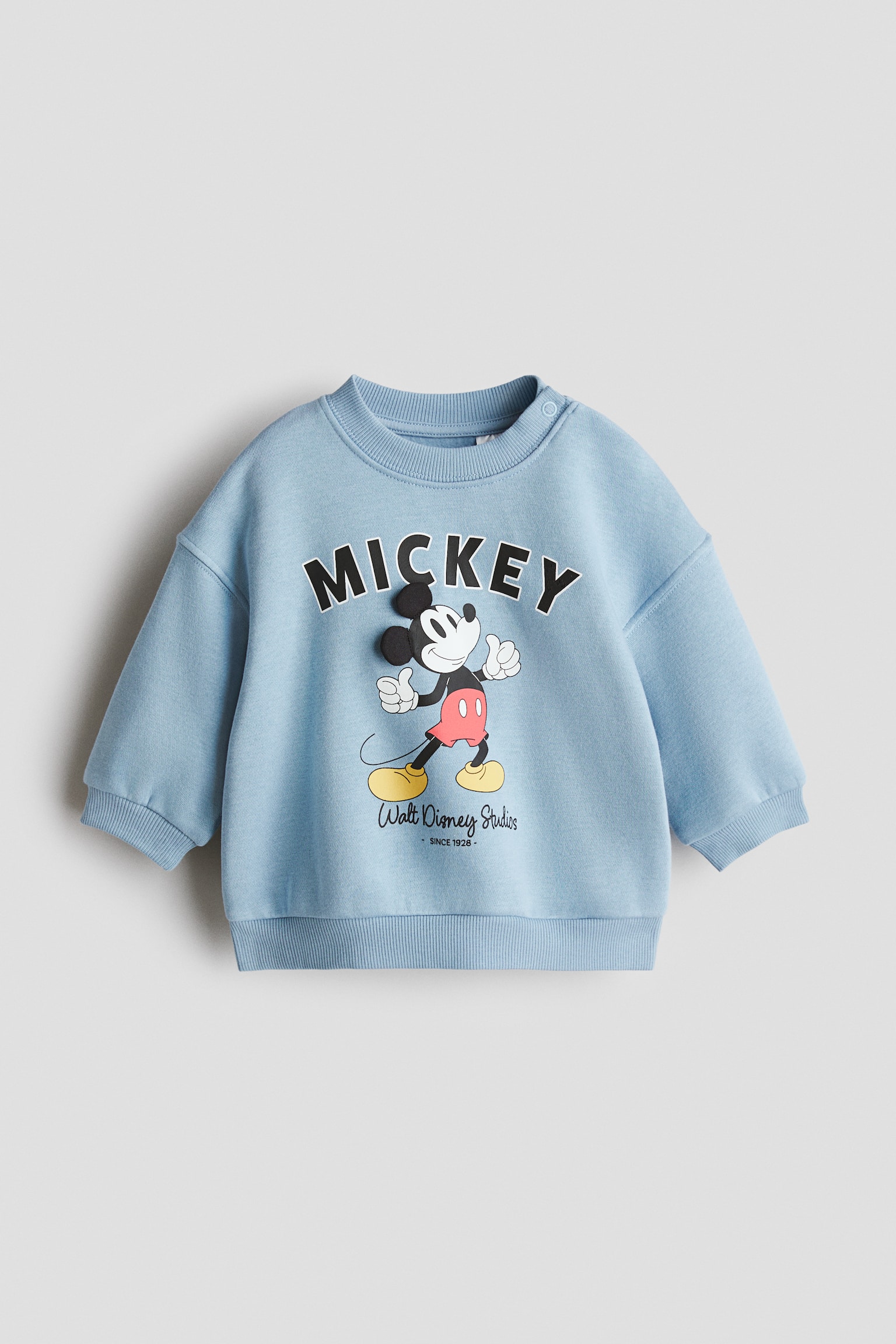 Printed sweatshirt - Light blue/Mickey Mouse/Light grey/Snoopy - 1