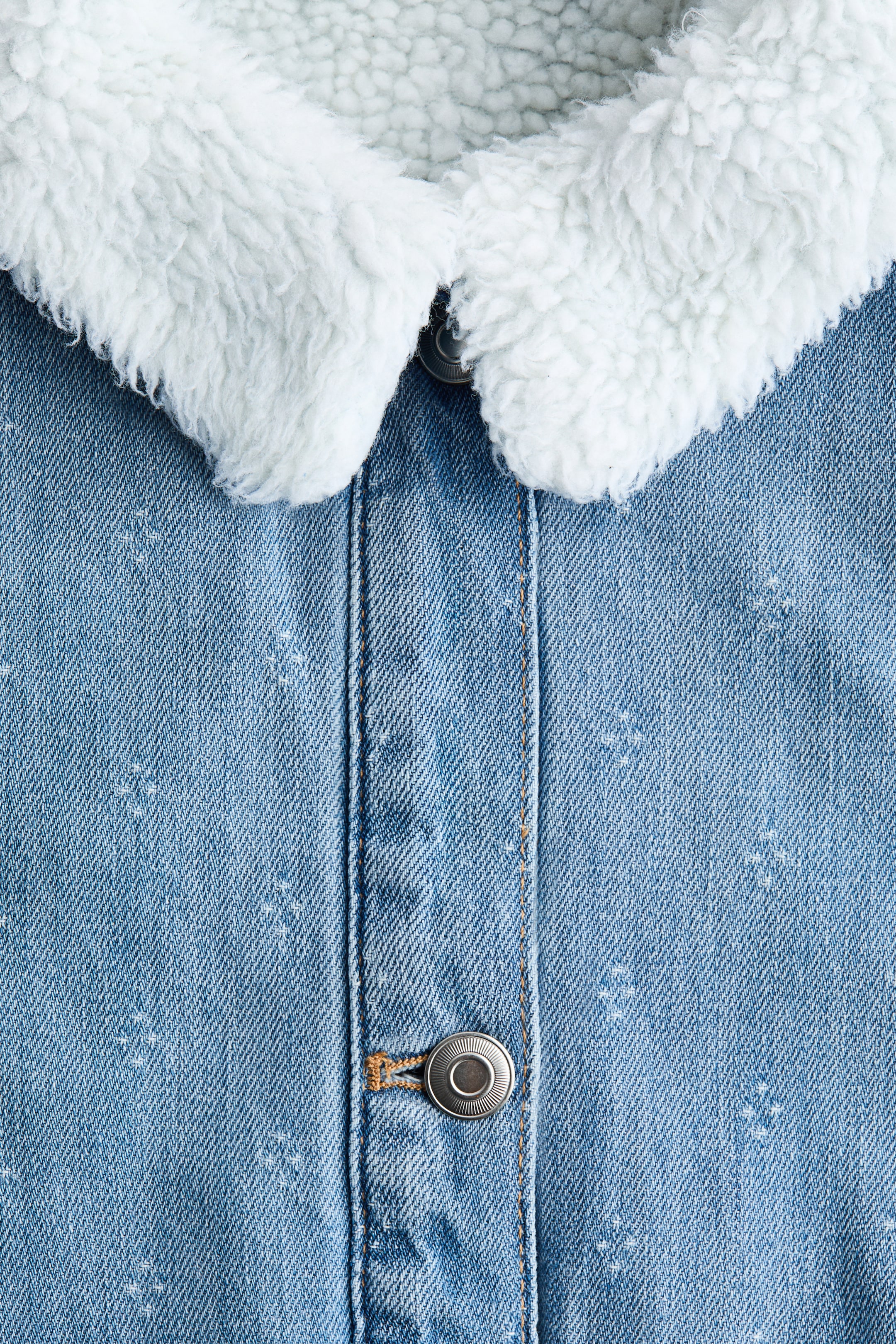 Veste en denim avec col