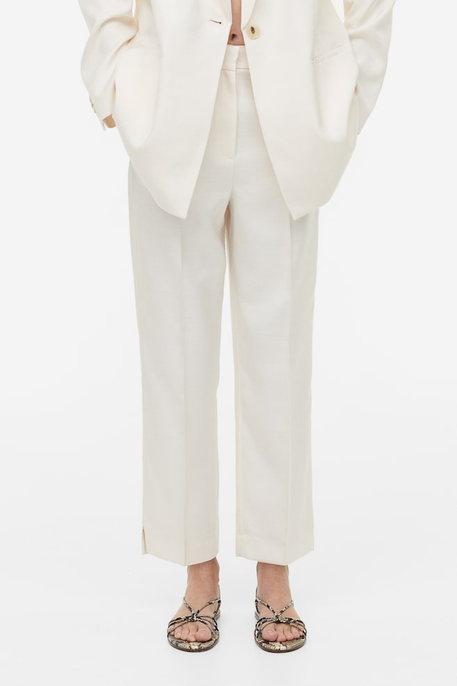 Tailored trousers - Cream/Pink/Floral - 6
