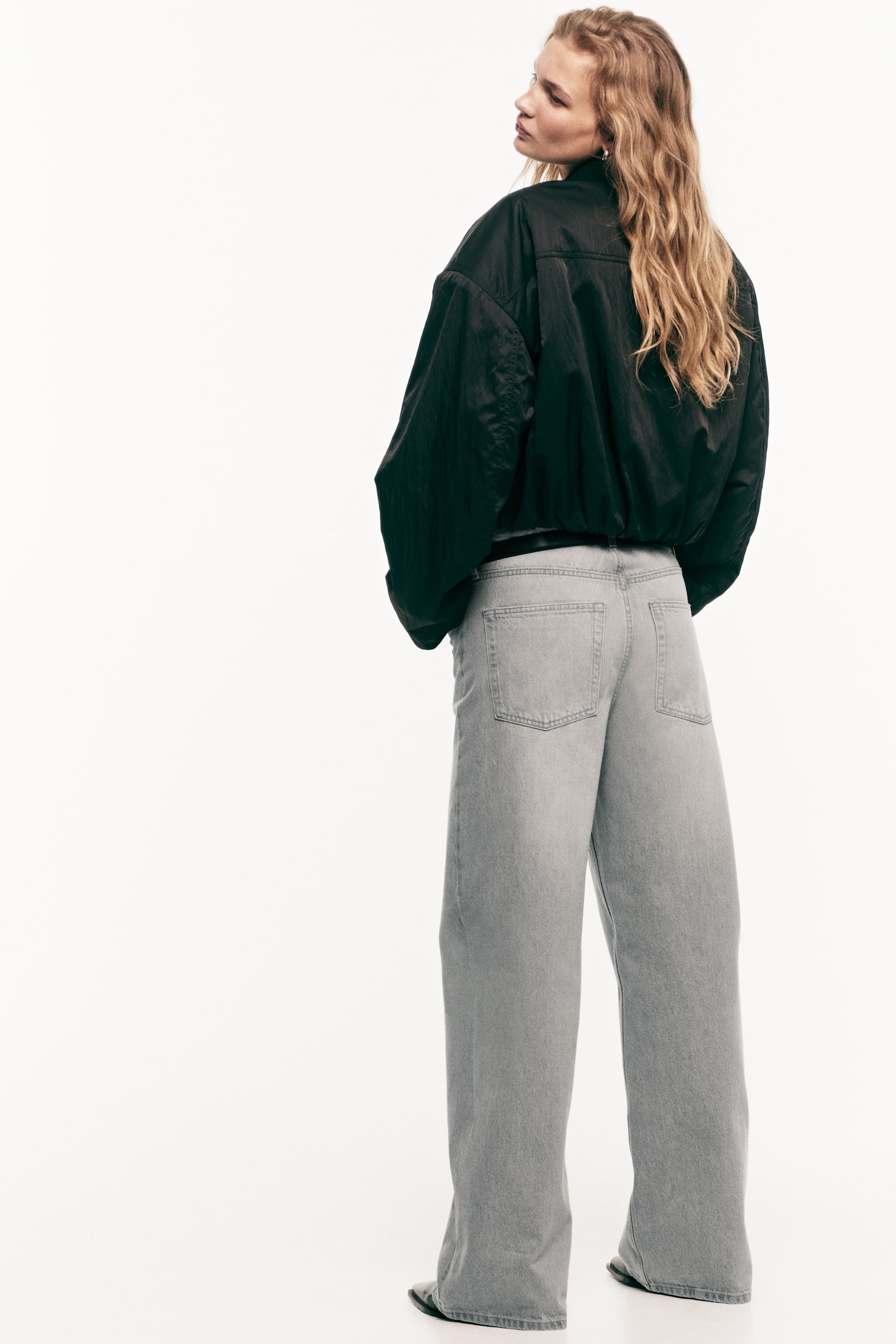 Wide High Jeans - Denim grey/Dark denim blue/Washed black/Navy denim blue/Dark denim blue/White/Dark denim blue/Black/Denim blue/Light denim blue/Denim blue/Dark grey/Black/Light denim blue/White - 6