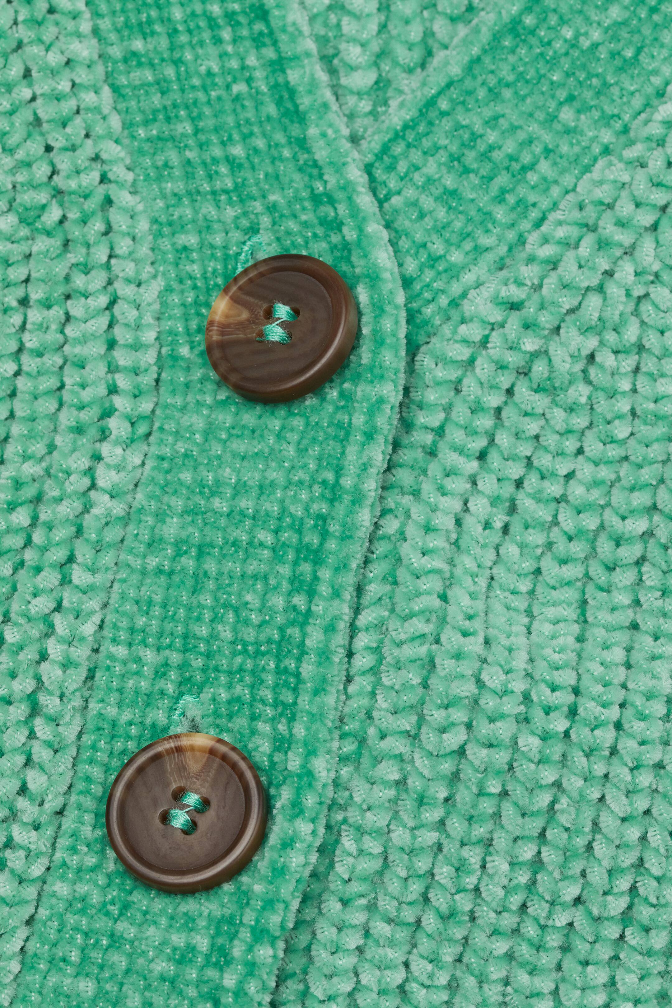 Zobrazit větší obrázek: Pletený propínací svetr - Světle zelená - DĚTI | H&M CZ 2