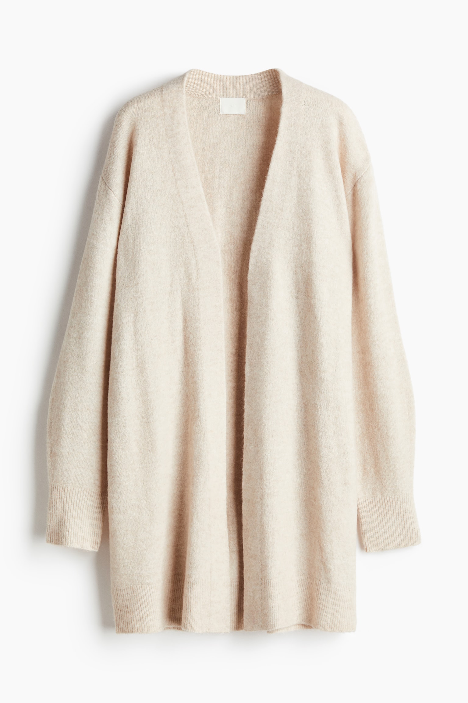 Long cardigan - Light beige/Black/Dark grey marl/Navy blue/Light beige marl/Striped/Greige marl - 2