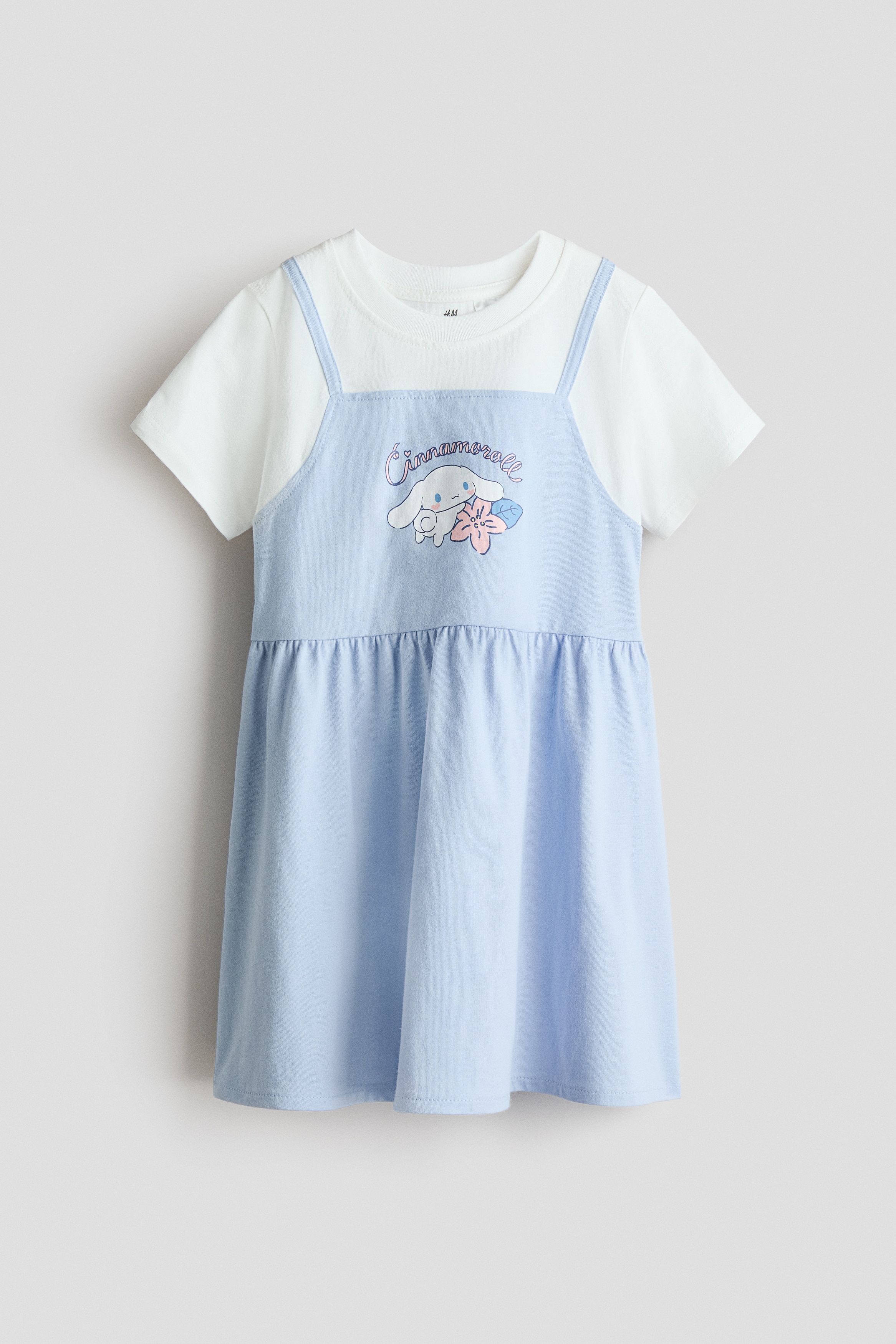 Printed layered dress - Light blue/Cinnamoroll/Light purple/Kuromi
