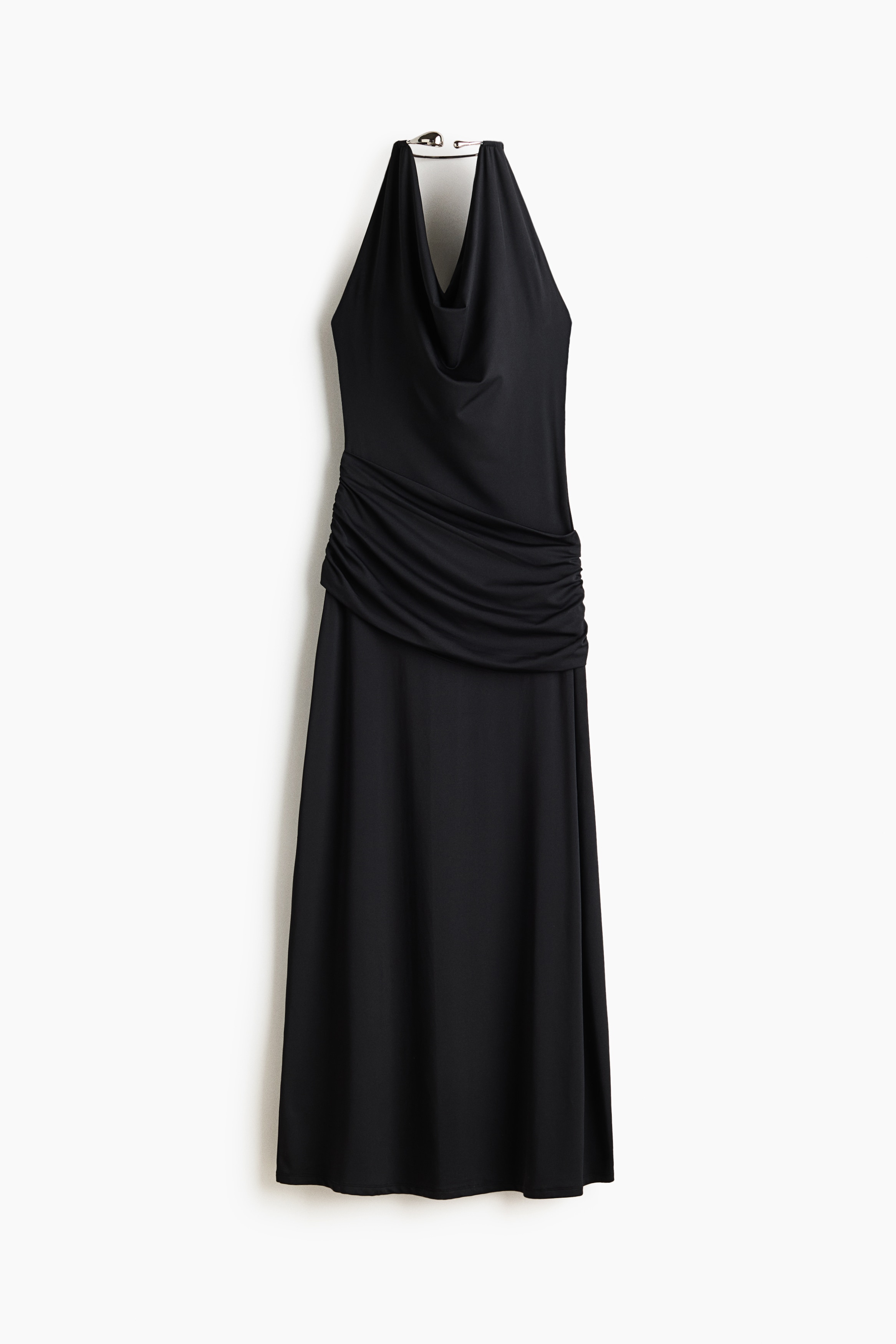 Draped halterneck dress