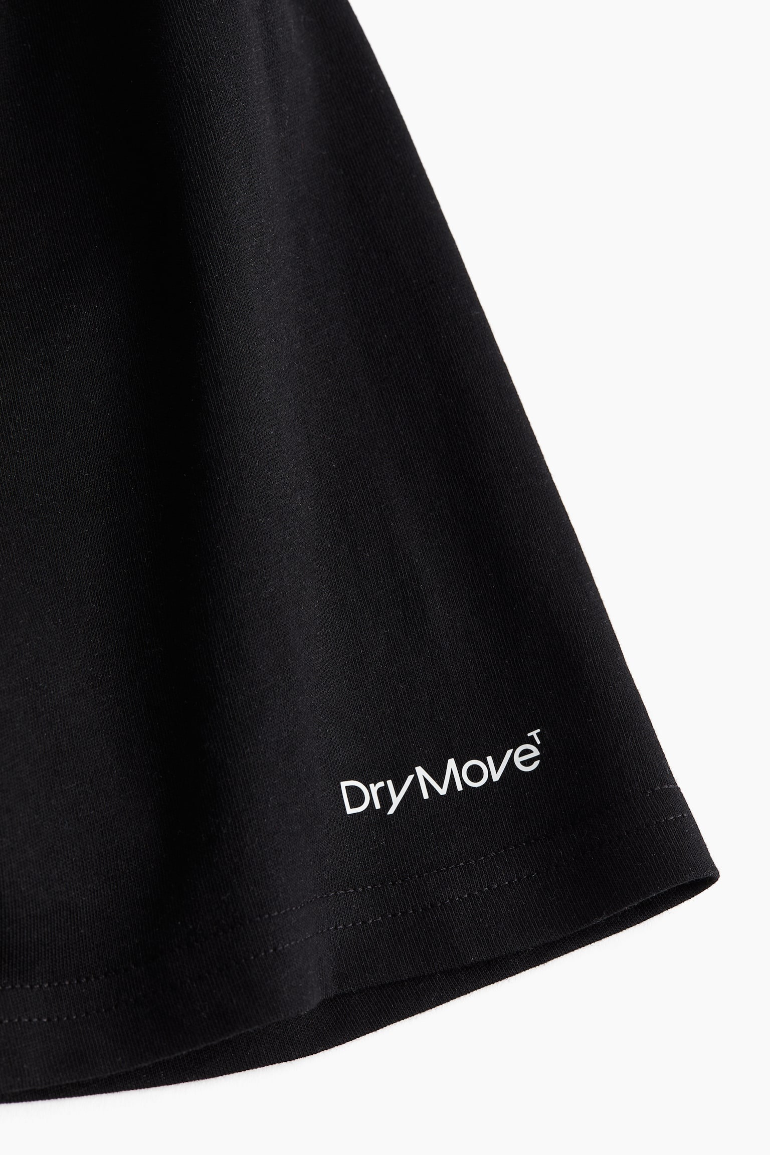 Regular Fit Activewear Tee In DryMove™ - Black/Steel blue/Move - 5