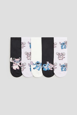 5-pack strumpor med motiv