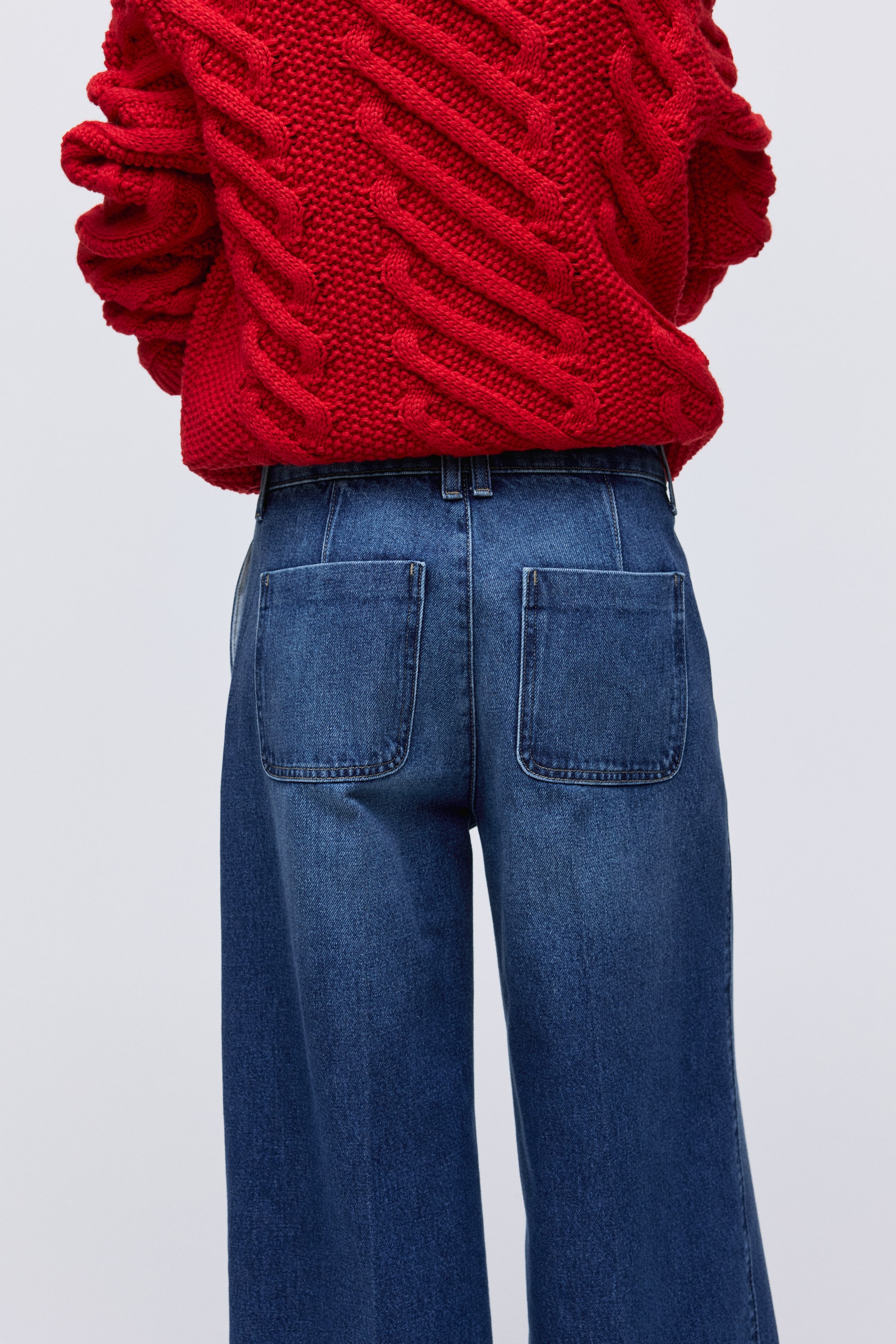 Zobrazit větší obrázek: Super Wide High Jeans - Denim blue - ŽENY | H&M CZ 4