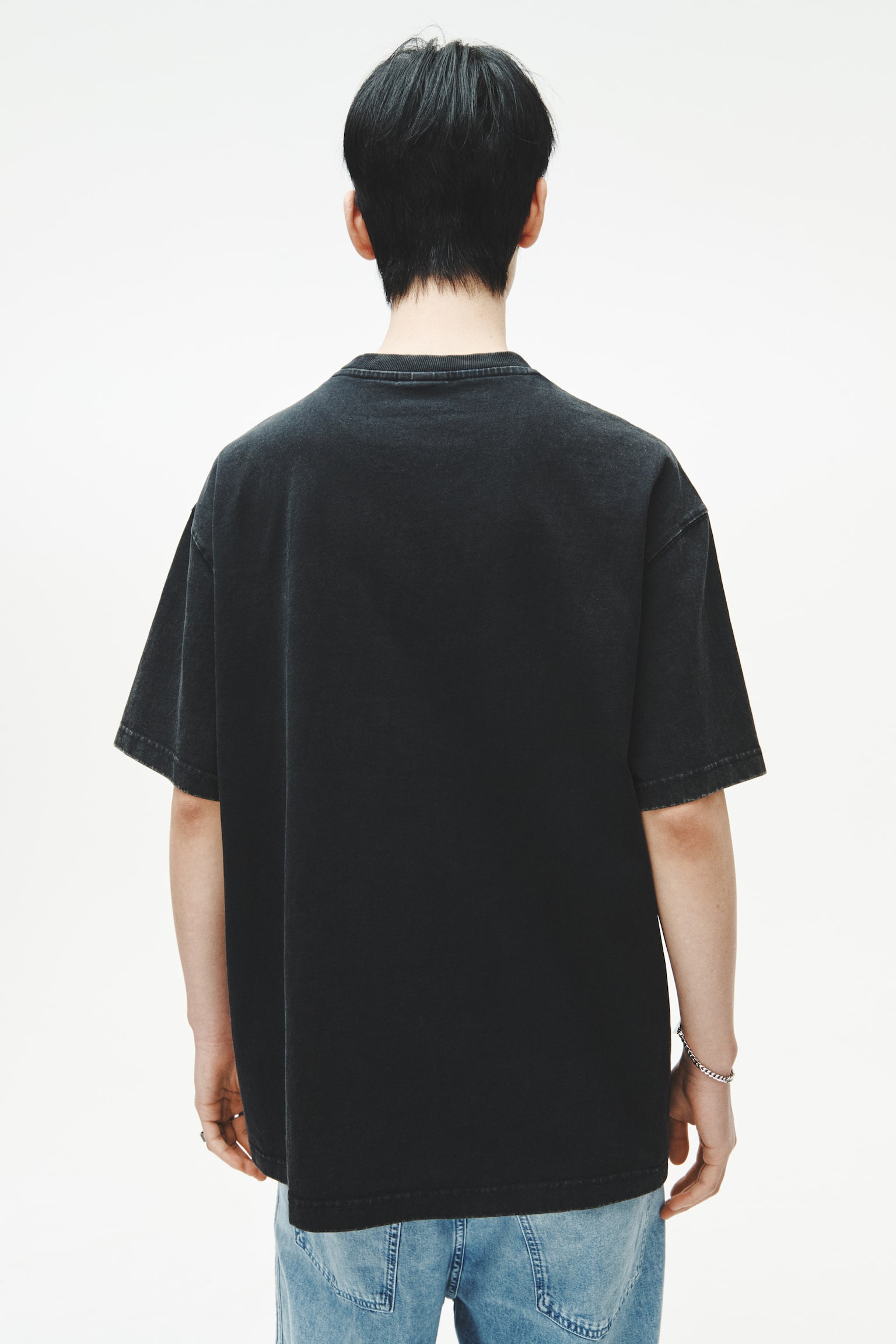 ルーズフィット プリントTシャツ-ブラック／Kodak - 4