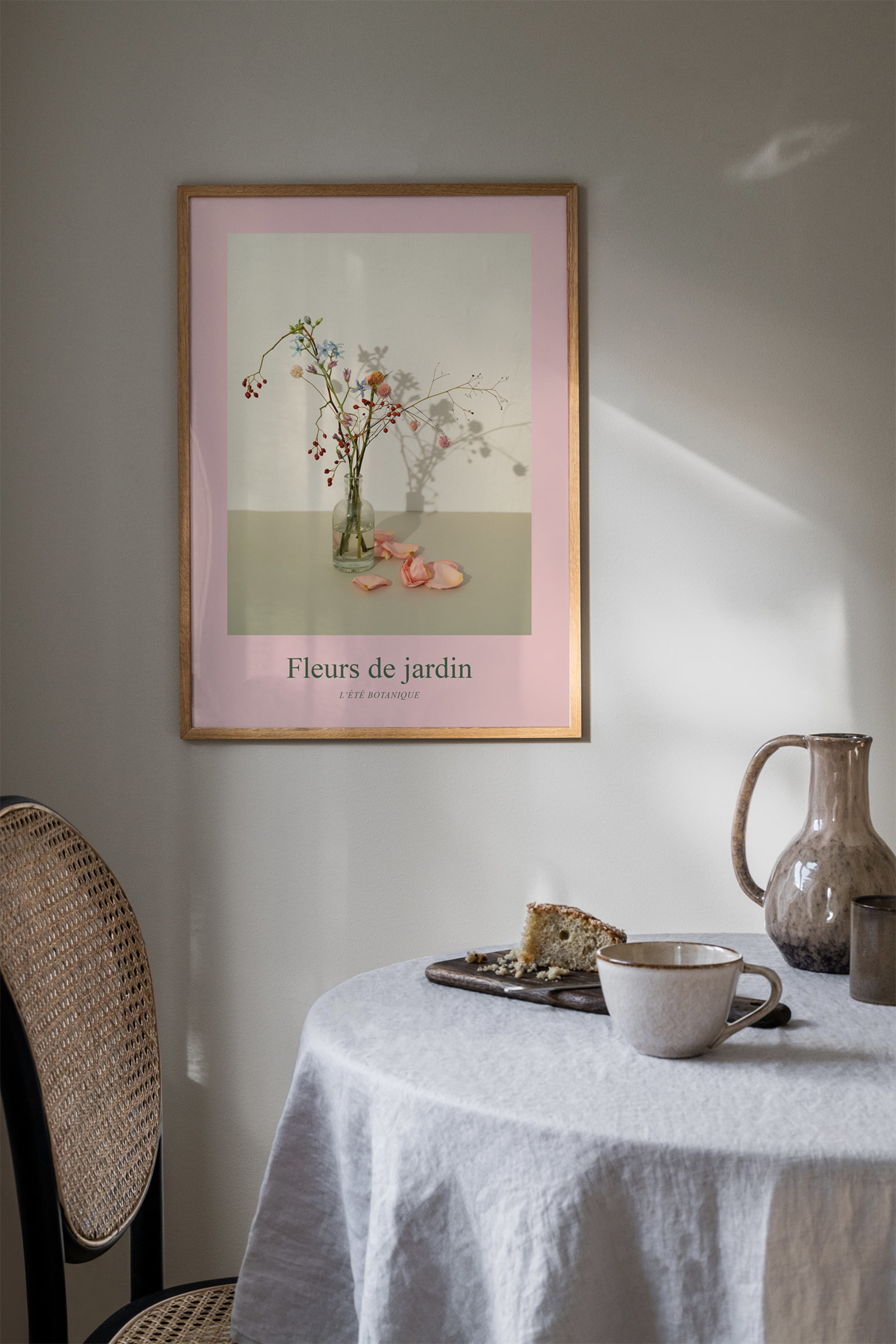 Zobacz większy obraz: Bouquet De Fleurs Plakat - Różowo/zielony - Postery - HOME | H&M PL 1