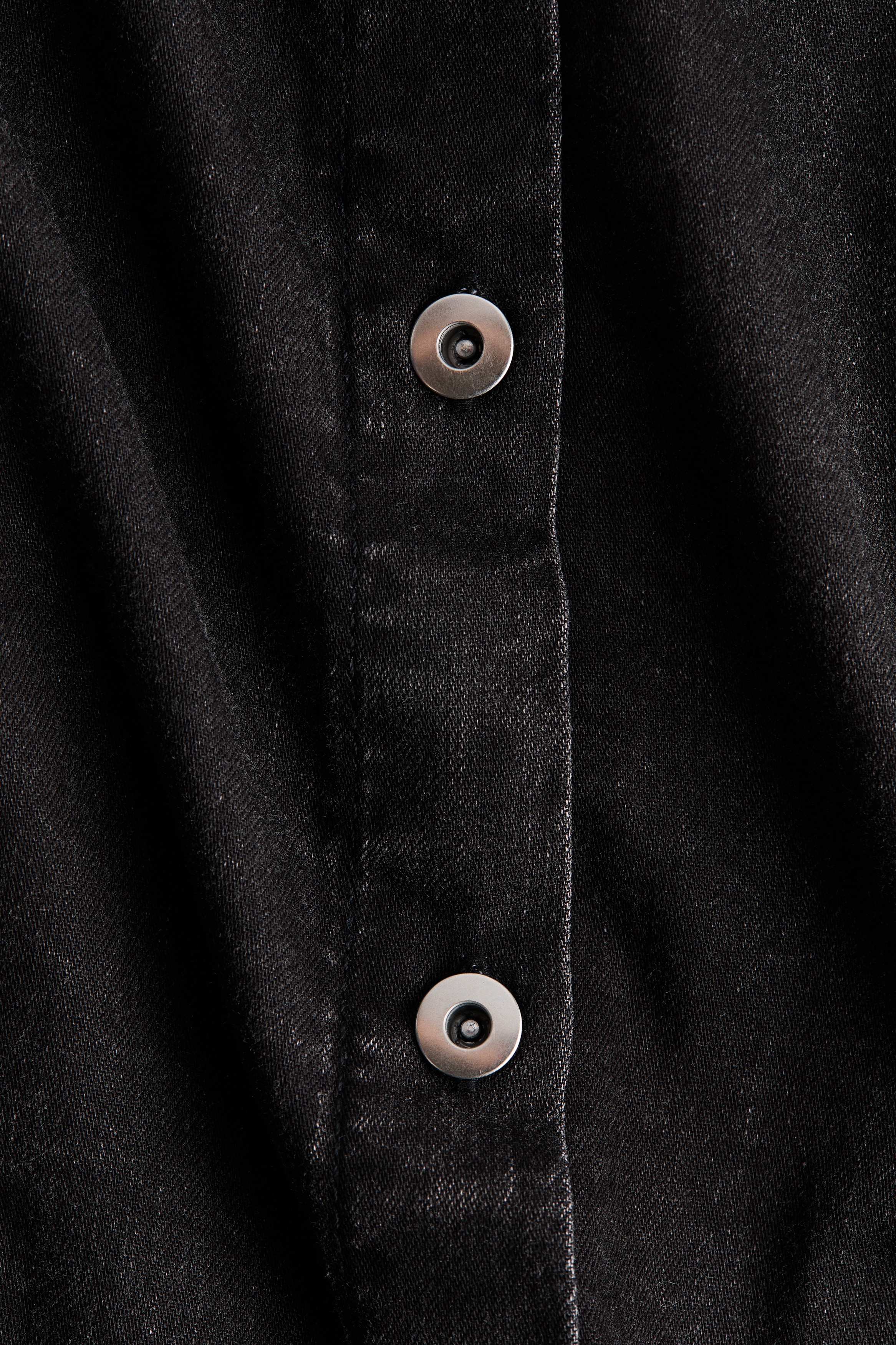 Button-Front Denim Dress thumbnail 6