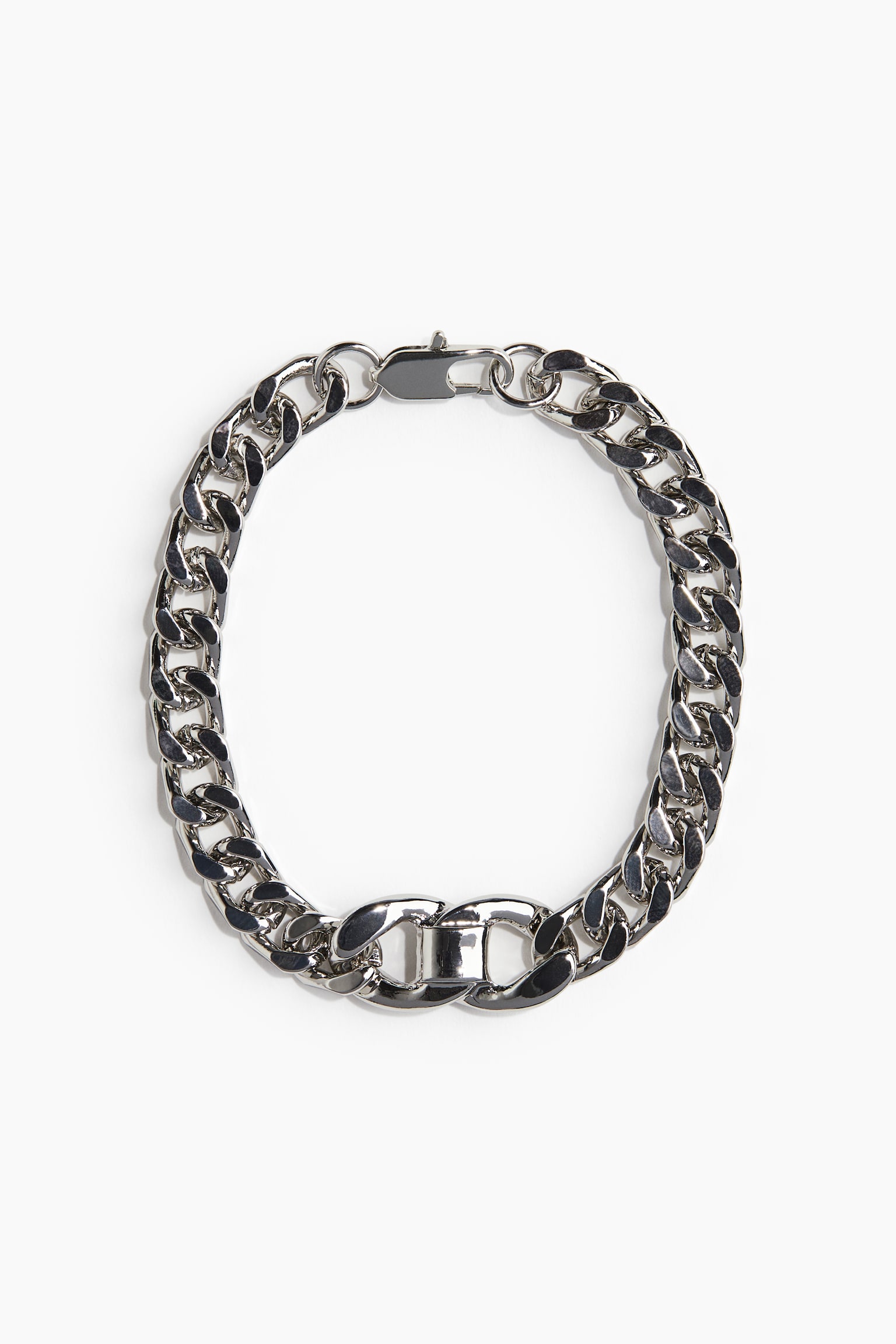 Chunky bracelet - Silver-coloured - 1