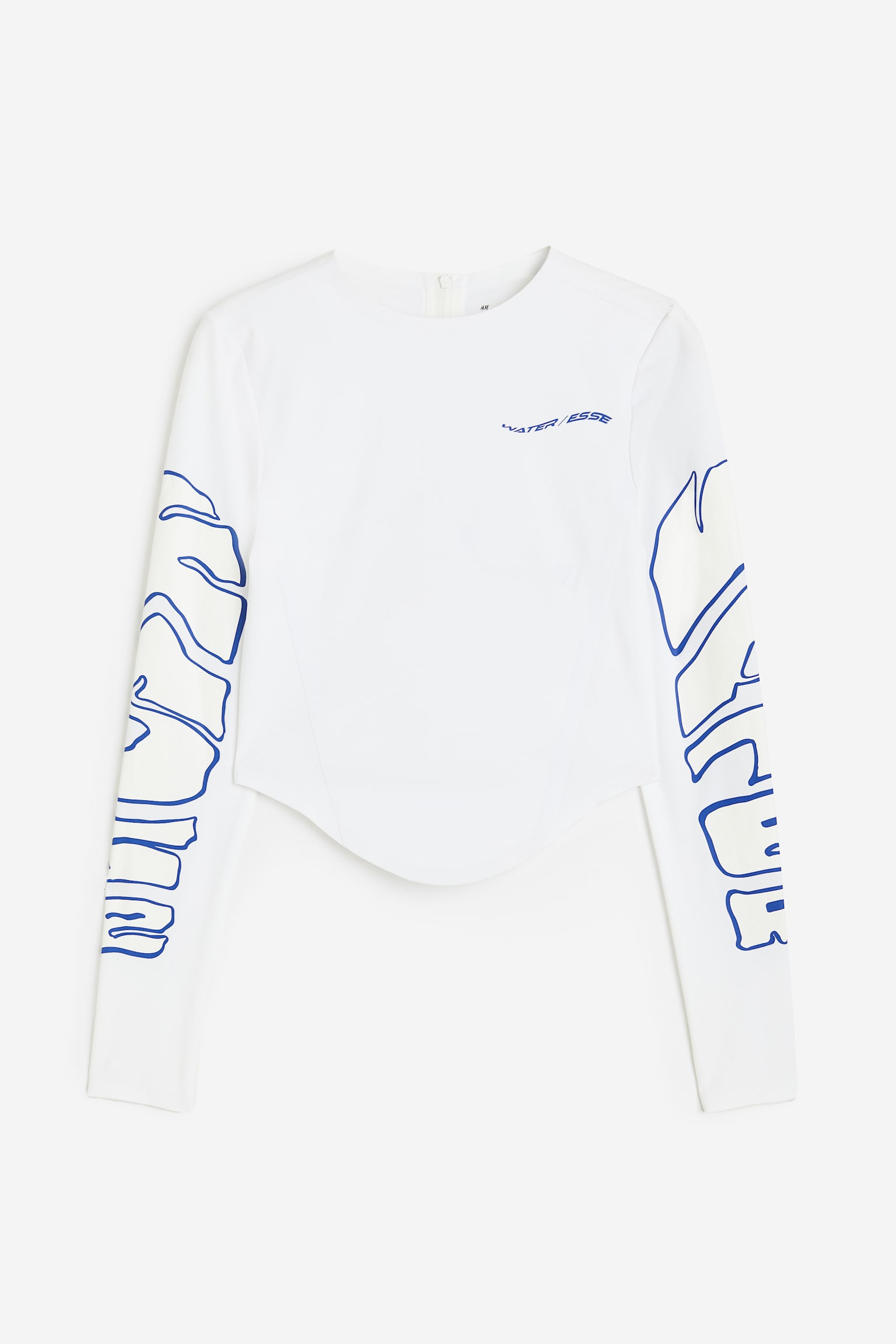 Long Sleeve Rashie - White/Water Esse/Black - 1