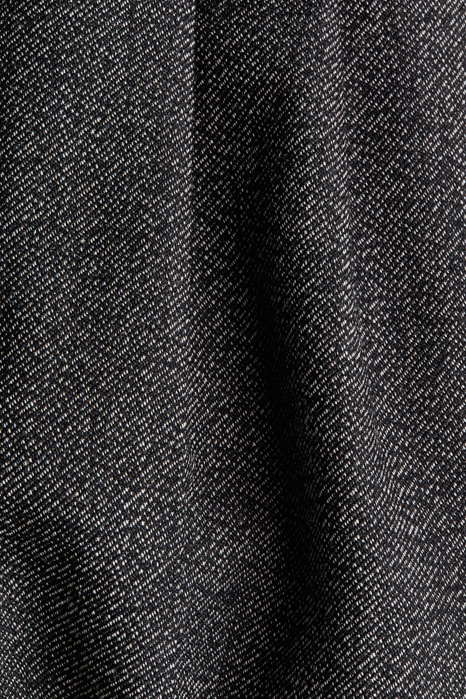Мужские брюки H&M Regular Fit Wool suit trousers, цвет: Чёрный / Белый — фото 7