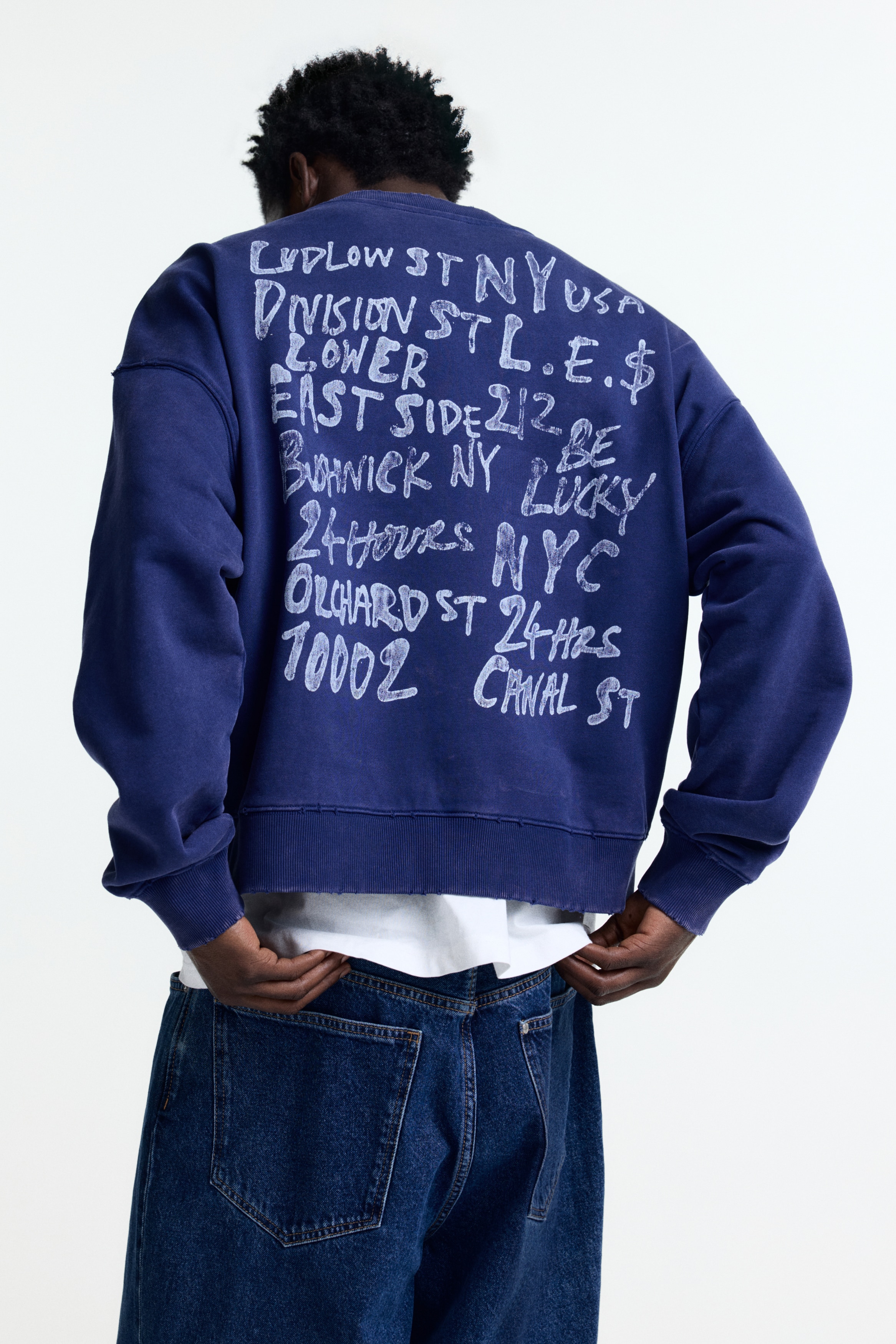 Oversized Fit Printed sweatshirt