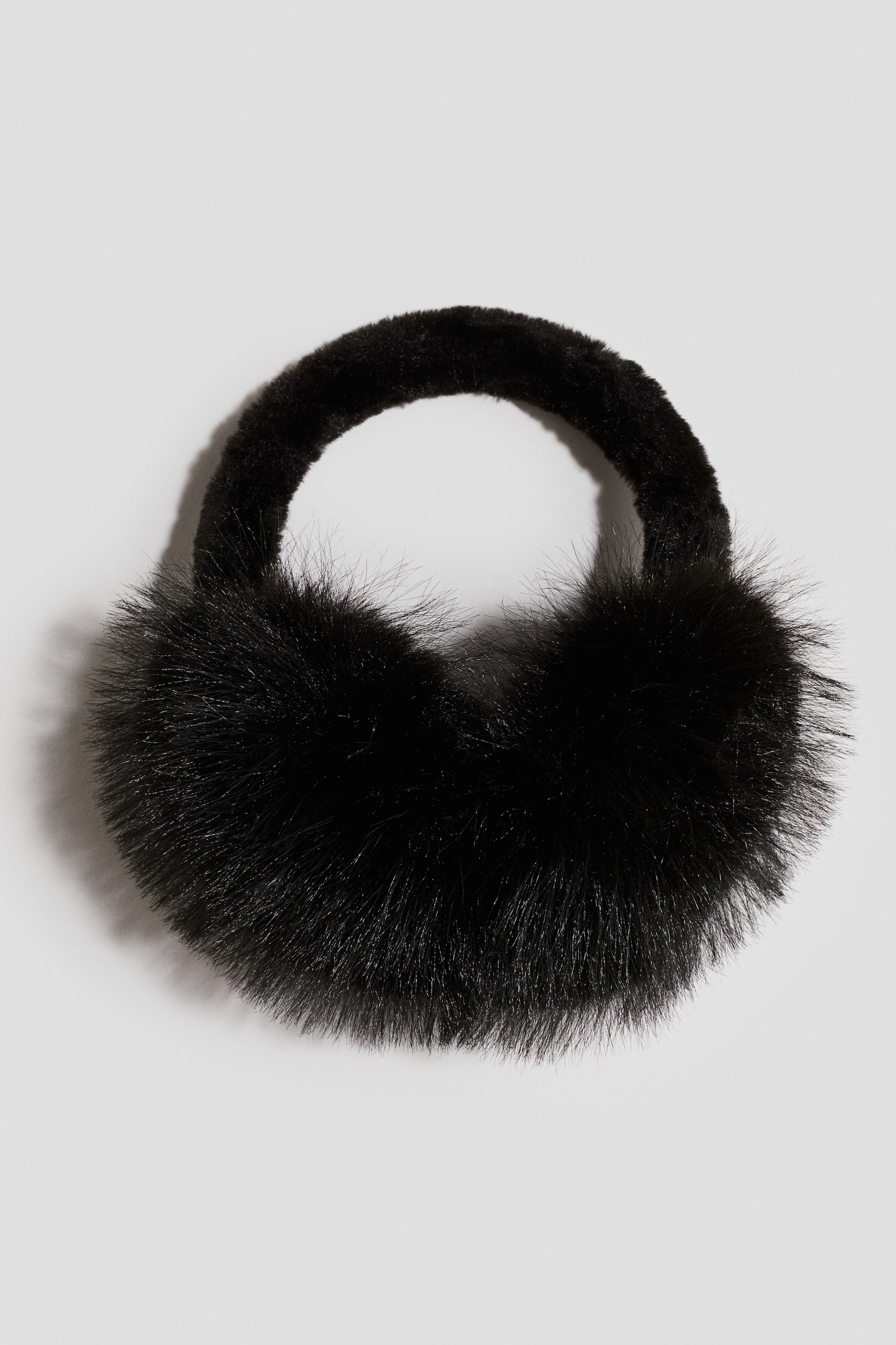 View larger image: Fluffy earmuffs - Black - Kids | H&M 1