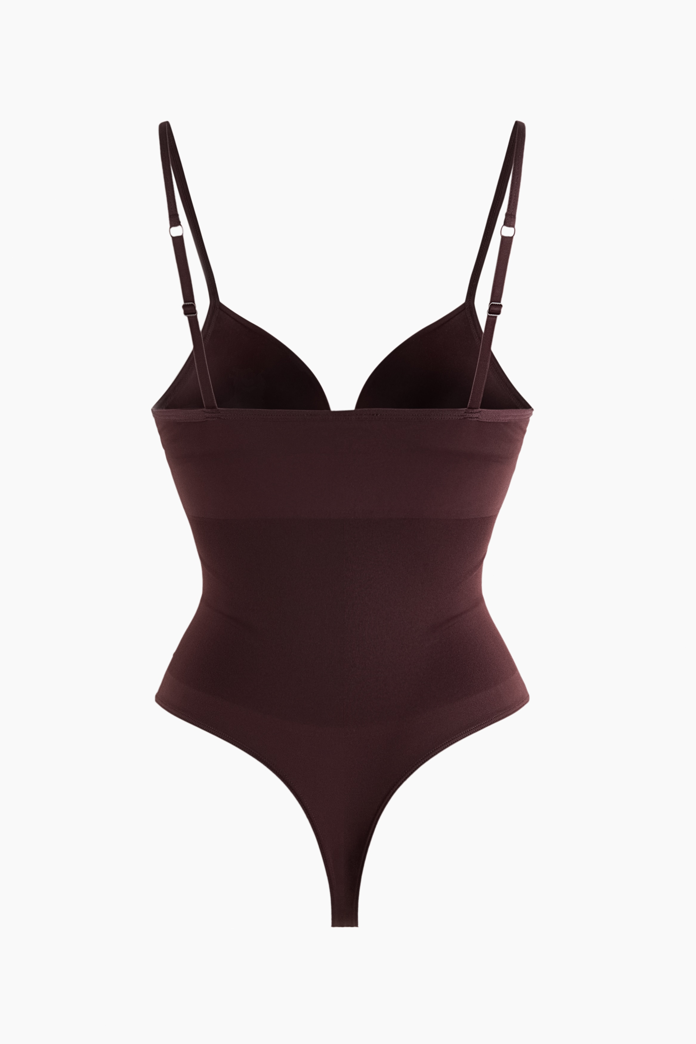 Women's Burgundy Seamless Light Shape Bodysuit | H&M US
