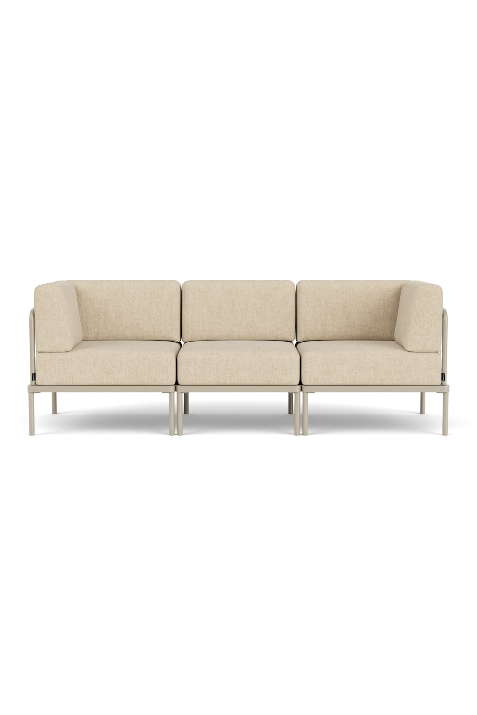 Hadley Gartensofa 3-sitzer - Marzipan - 1