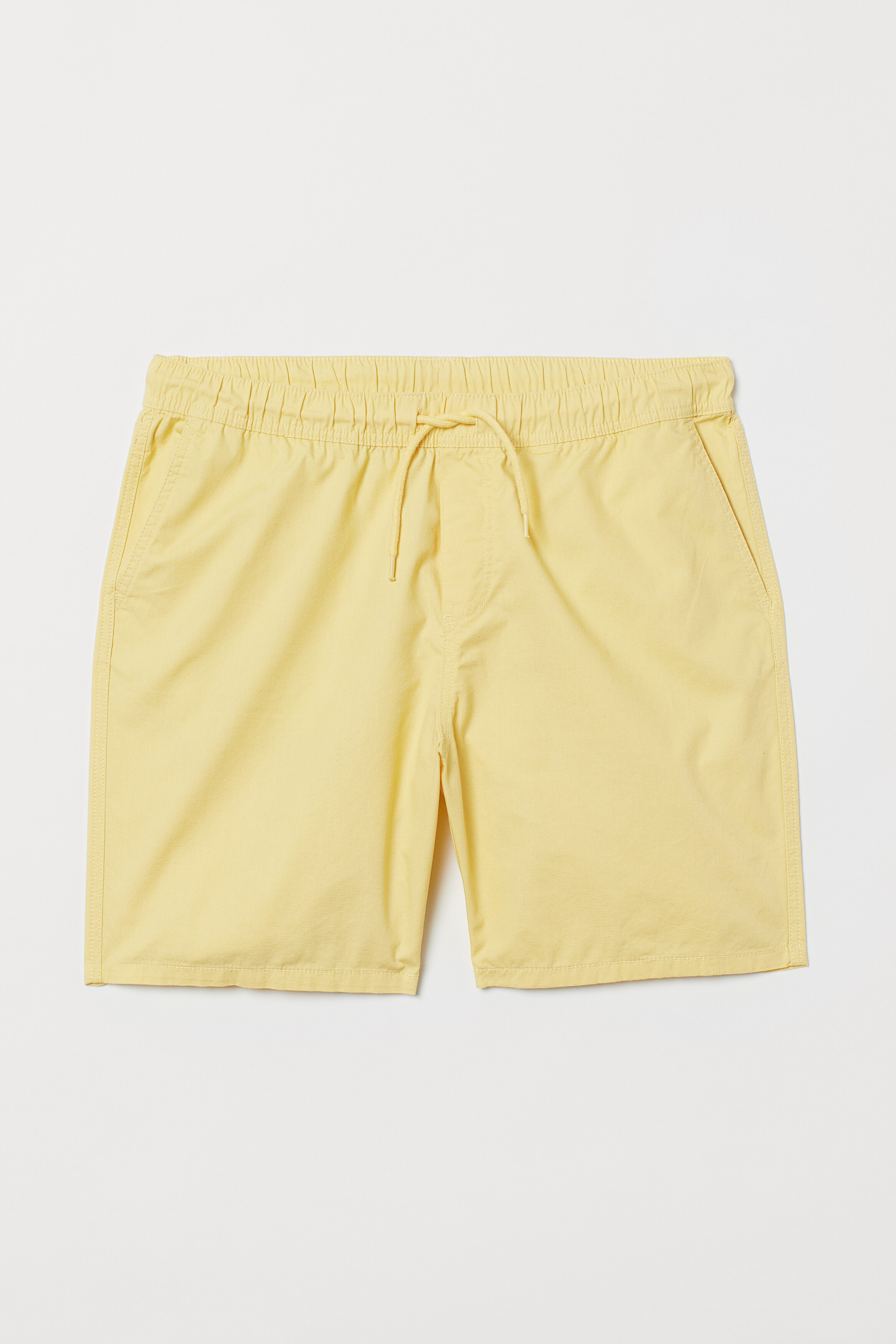 コットンショートパンツ - ライトイエロー - Men | H&M JP