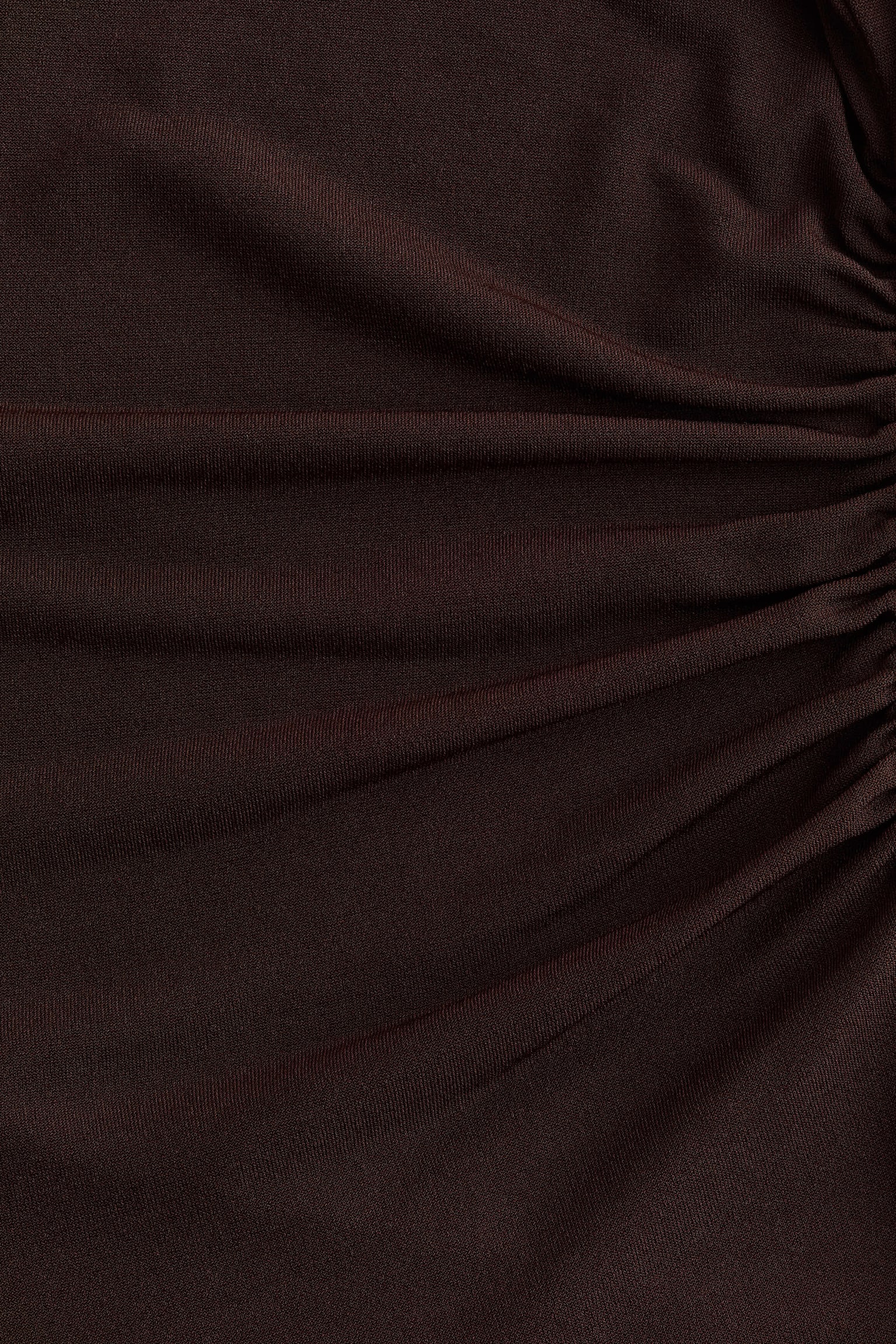 Lace-trimmed top - Dark brown/Dark grey - 2